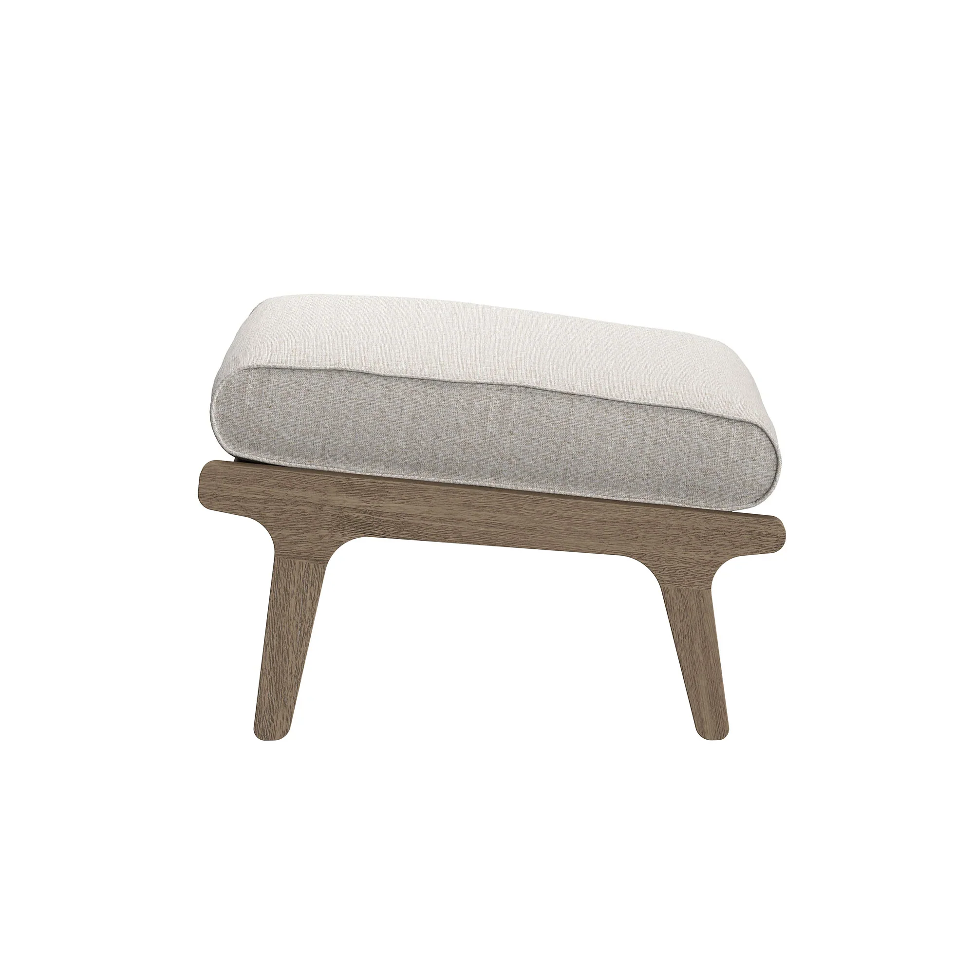Saratoga Outdoor Patio Teak Wood Chair and Ottoman Set in Weathered - Image 19