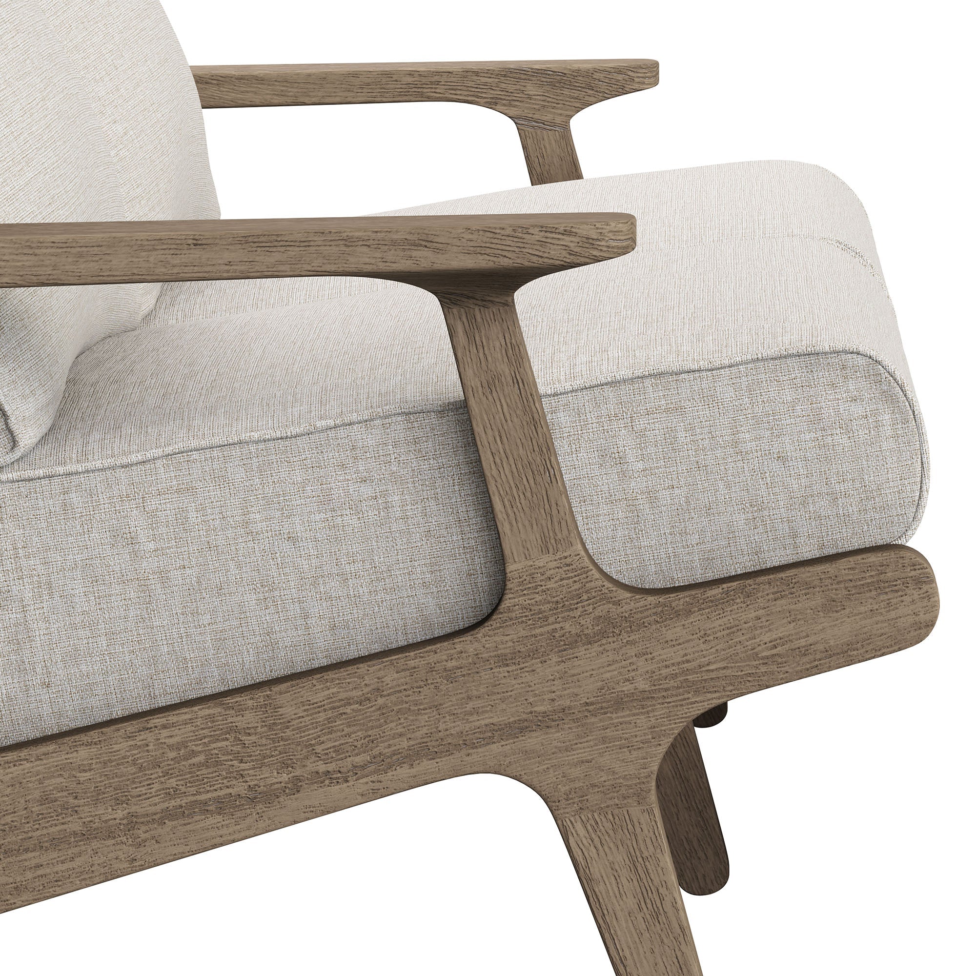 Saratoga Outdoor Teak Wood Loveseat - Image 16