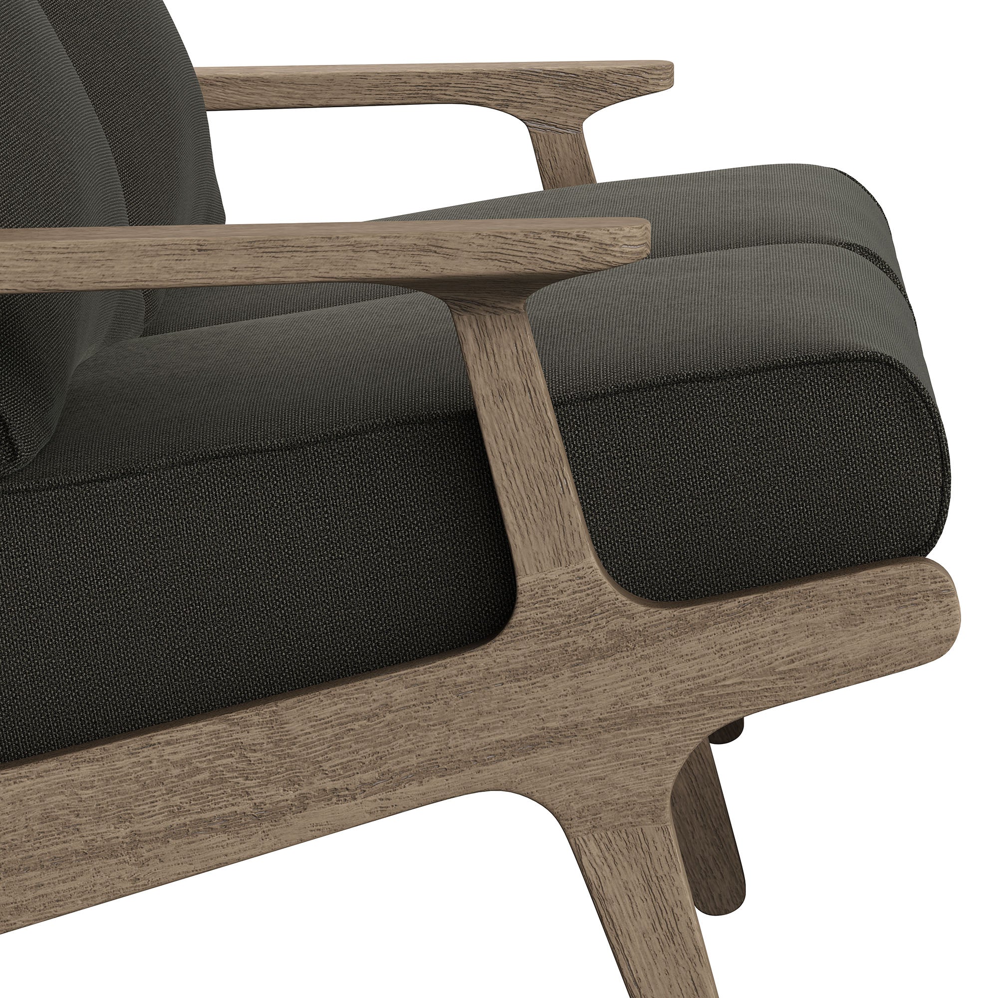 Saratoga Outdoor Teak Wood Loveseat - Image 25
