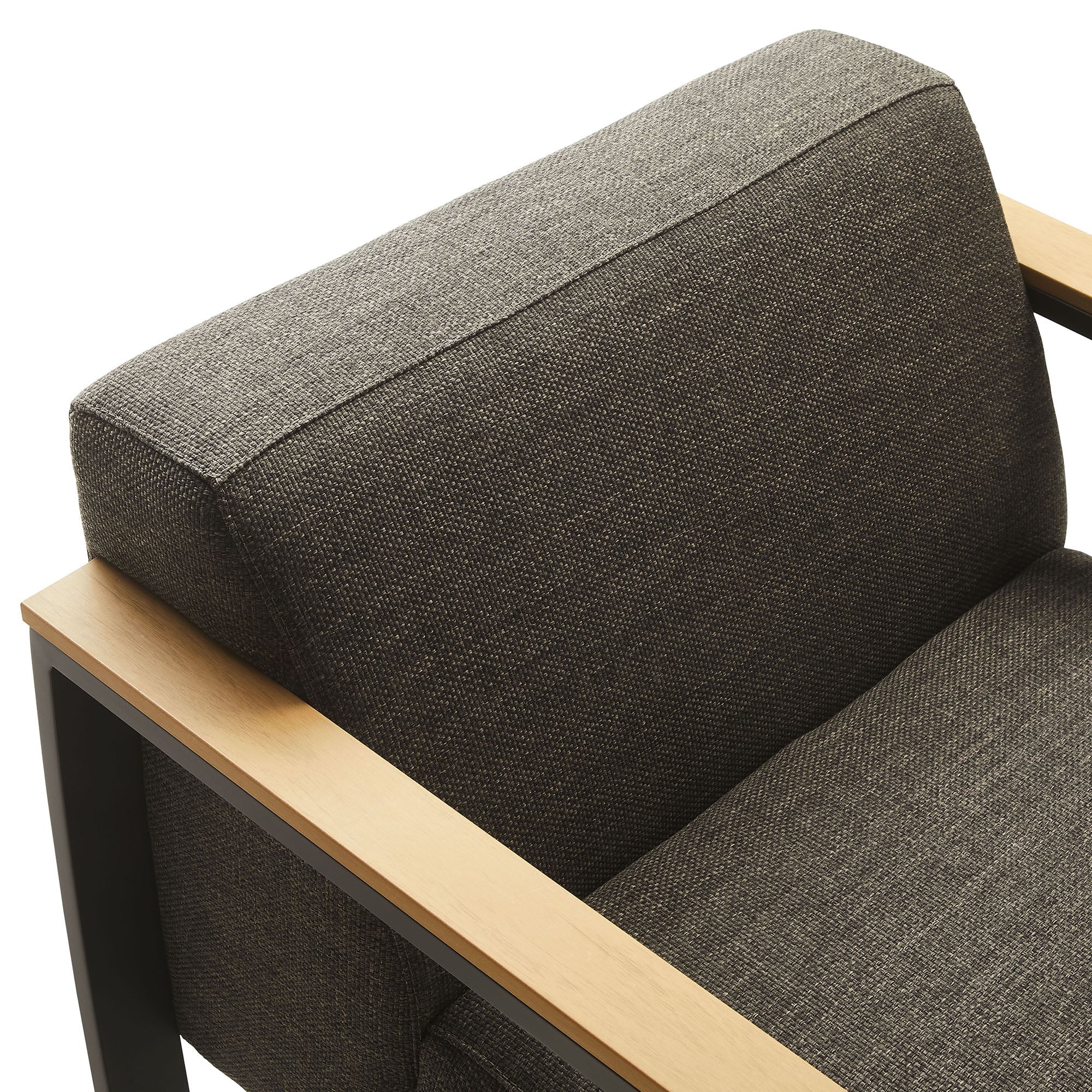 Sauve Outdoor Patio Aluminum and Fabric Armchair - Image 16