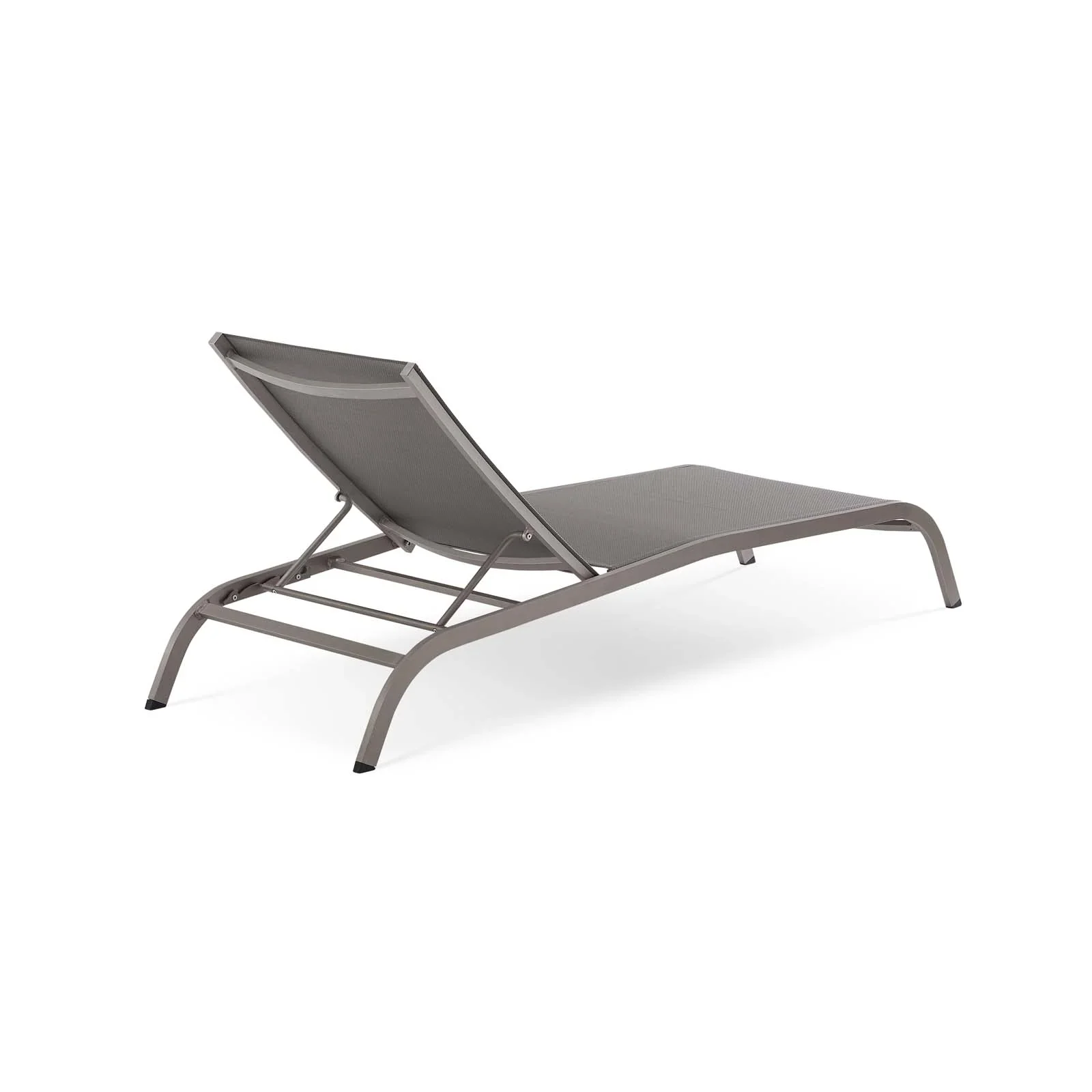 Savannah Mesh Chaise Outdoor Patio Aluminum Lounge Chair - Image 13