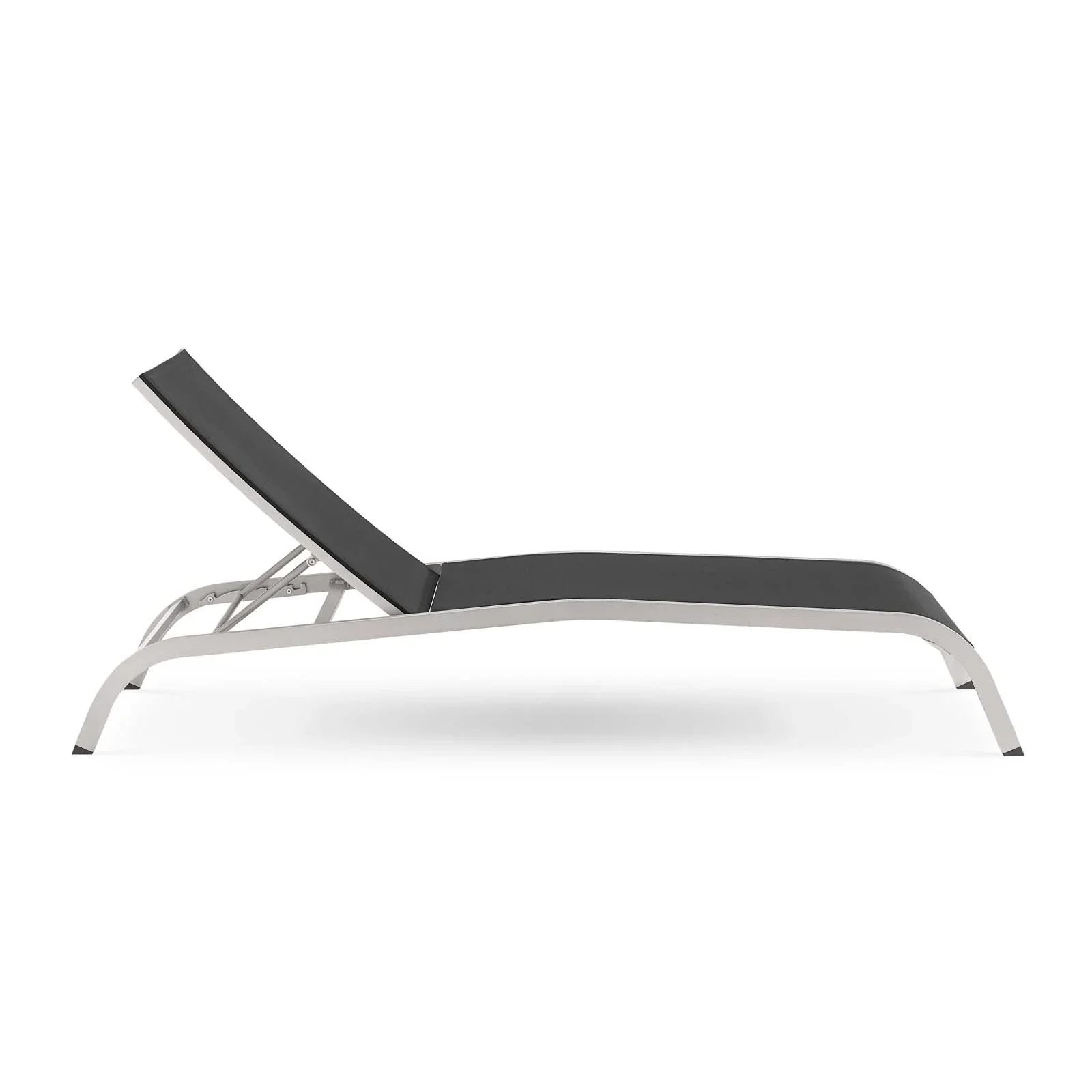 Savannah Mesh Chaise Outdoor Patio Aluminum Lounge Chair - Image 3