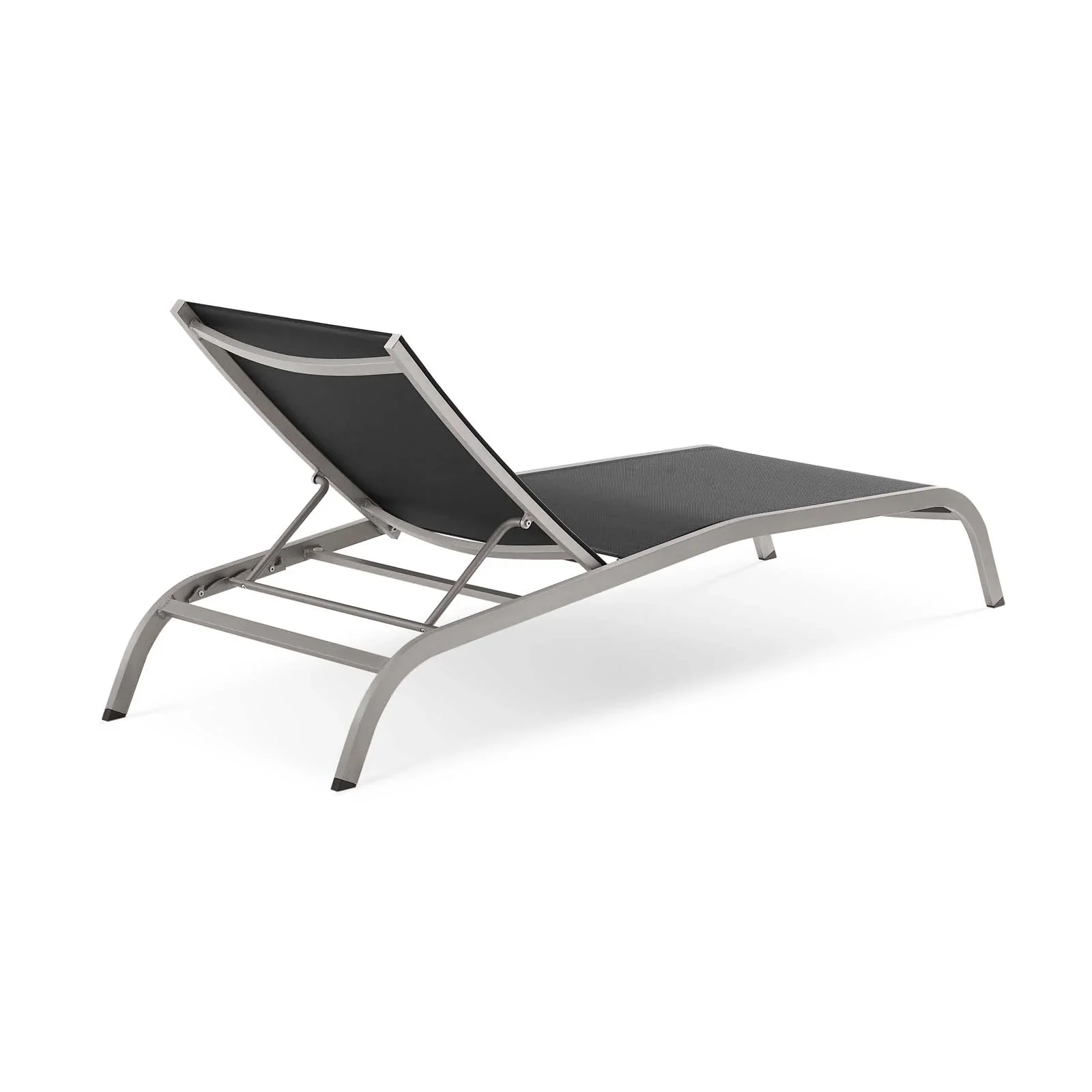 Savannah Mesh Chaise Outdoor Patio Aluminum Lounge Chair - Image 6
