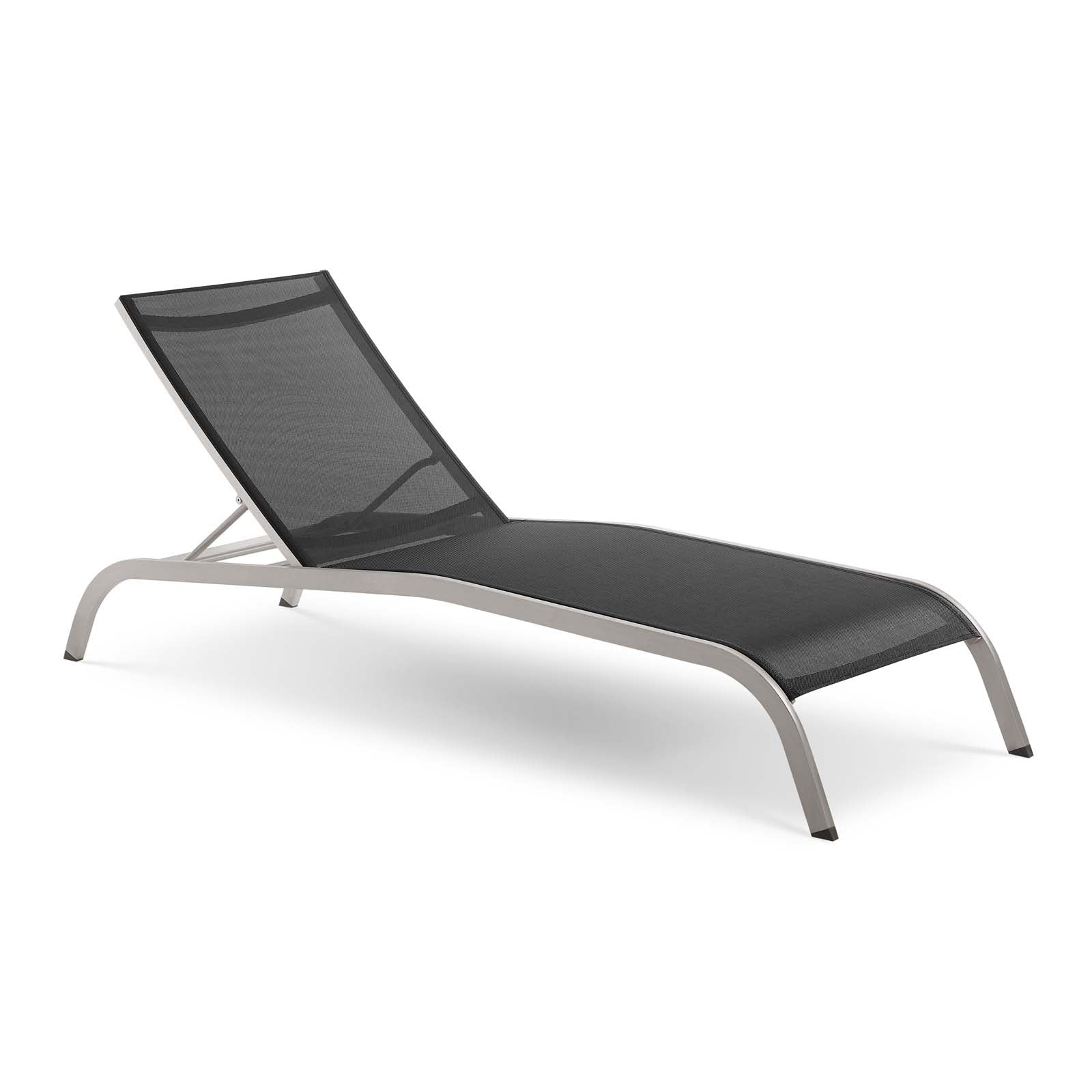 Savannah Outdoor Patio Mesh Chaise Lounge Set of 4 - Image 3