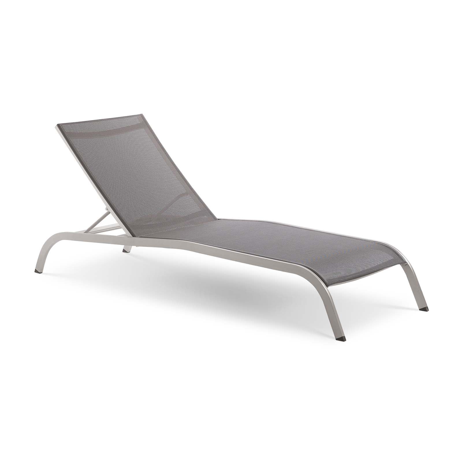 Savannah Outdoor Patio Mesh Chaise Lounge Set of 4 - Image 9