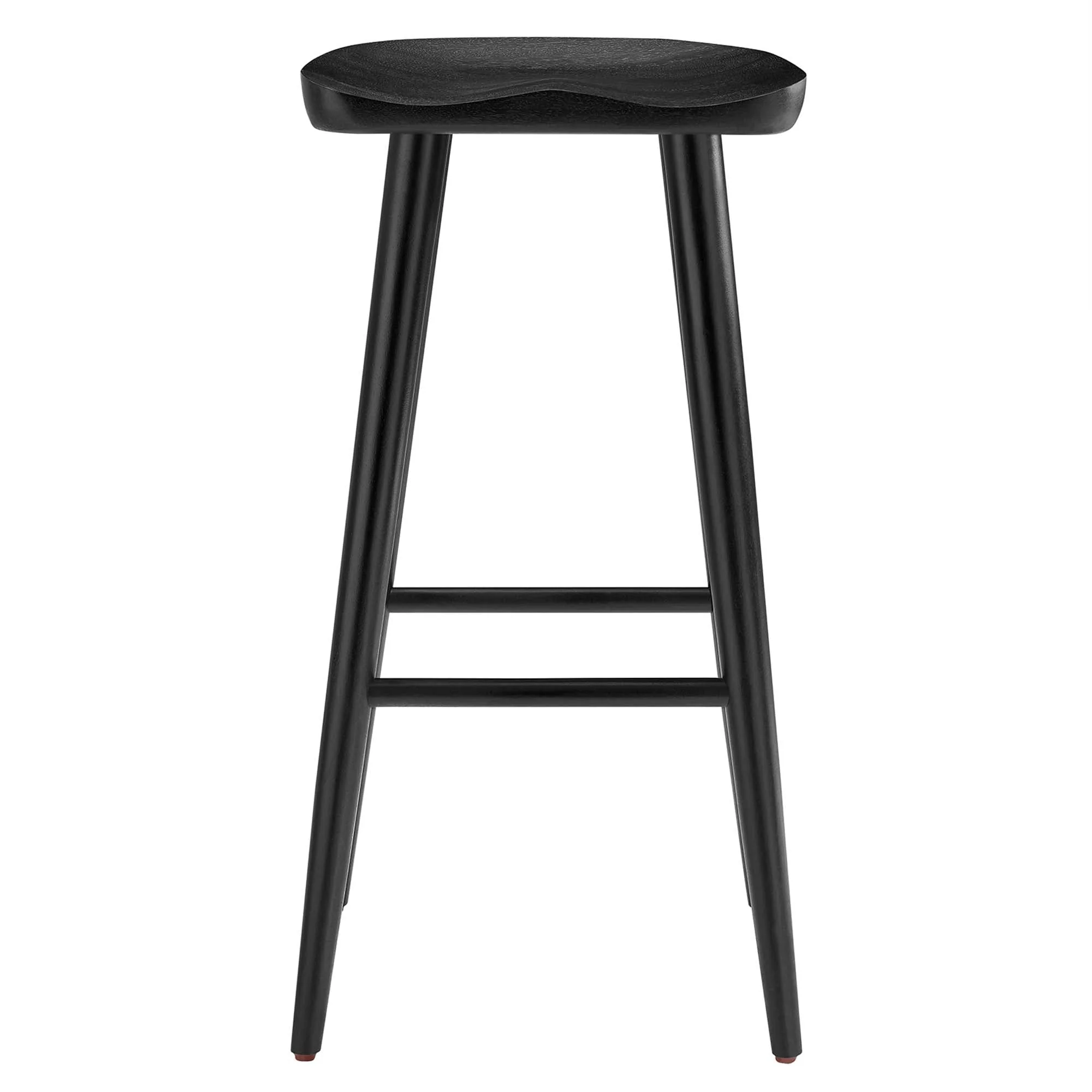 Saville Backless Wood Bar Stools Set of 2 - Image 16