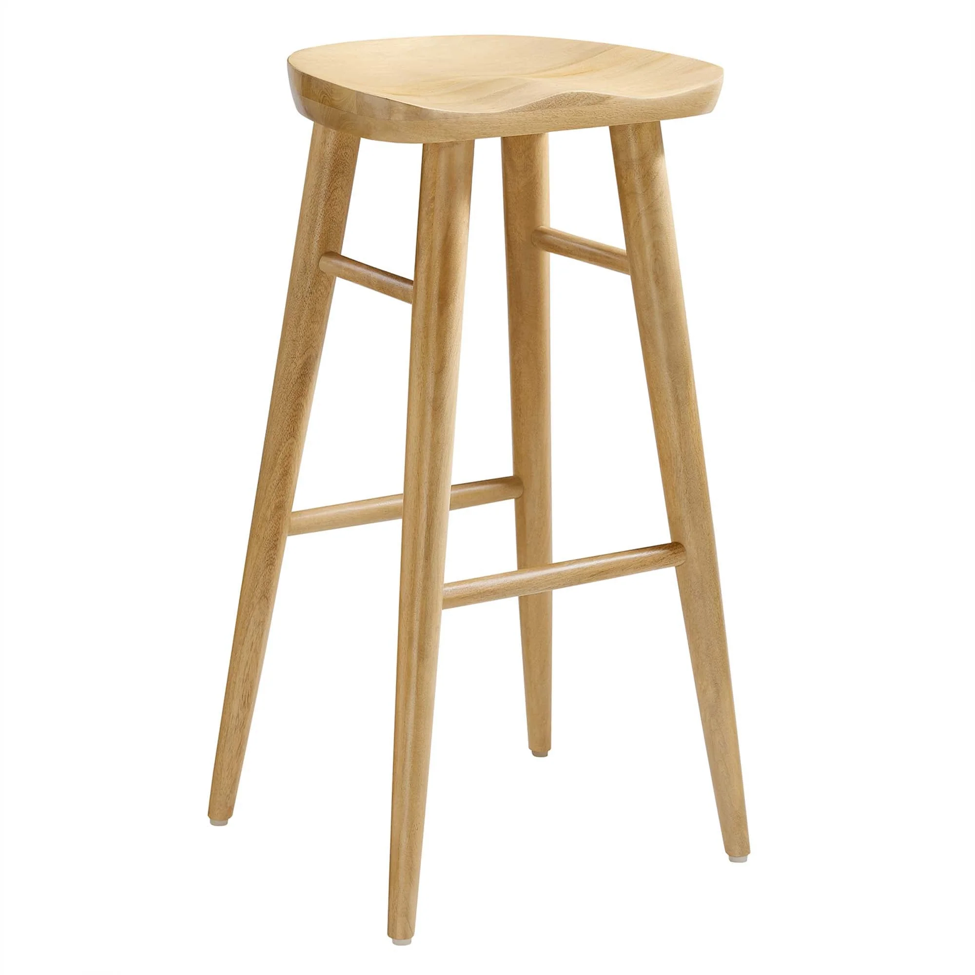 Saville Backless Wood Bar Stools Set of 2 - Image 23