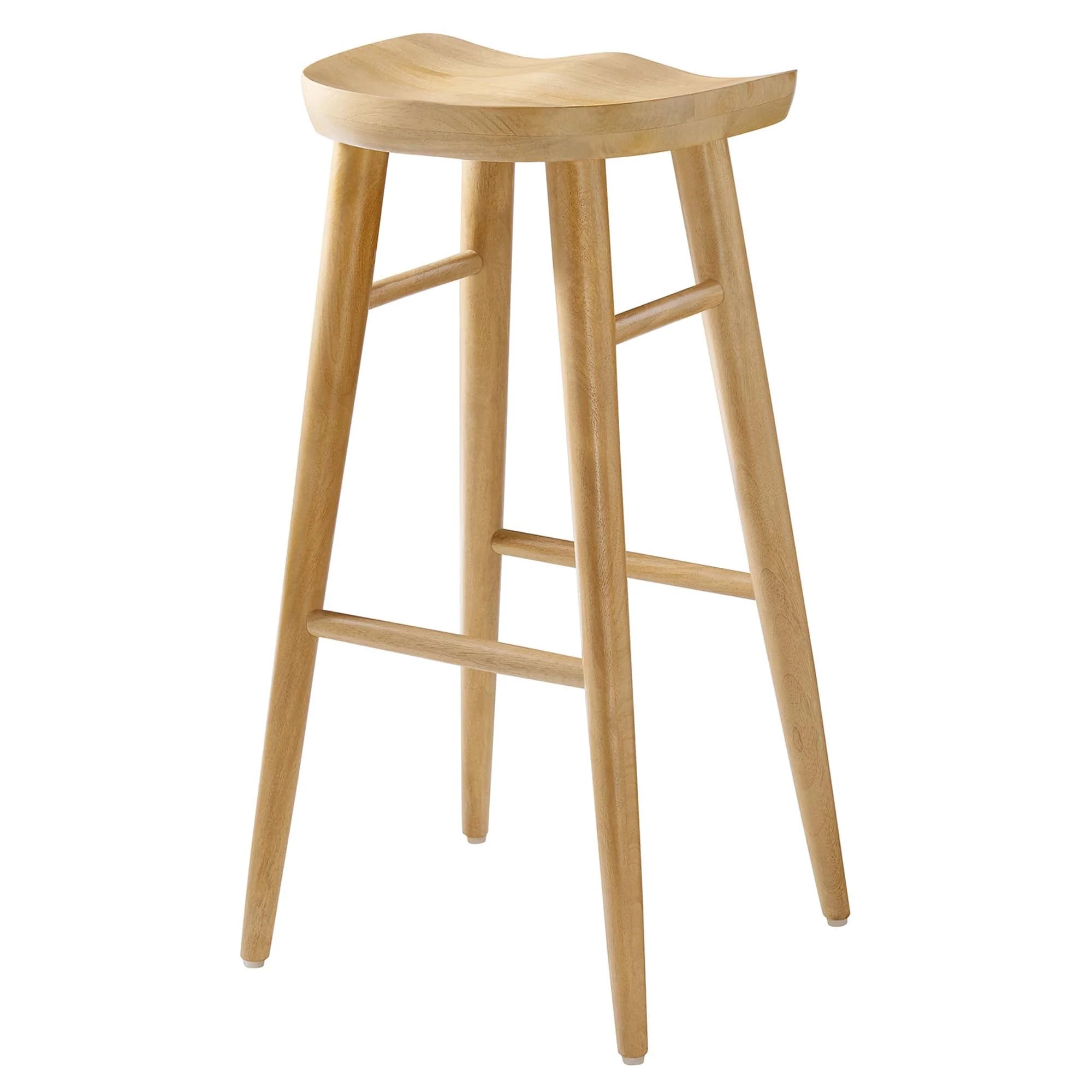 Saville Backless Wood Bar Stools Set of 2 - Image 25