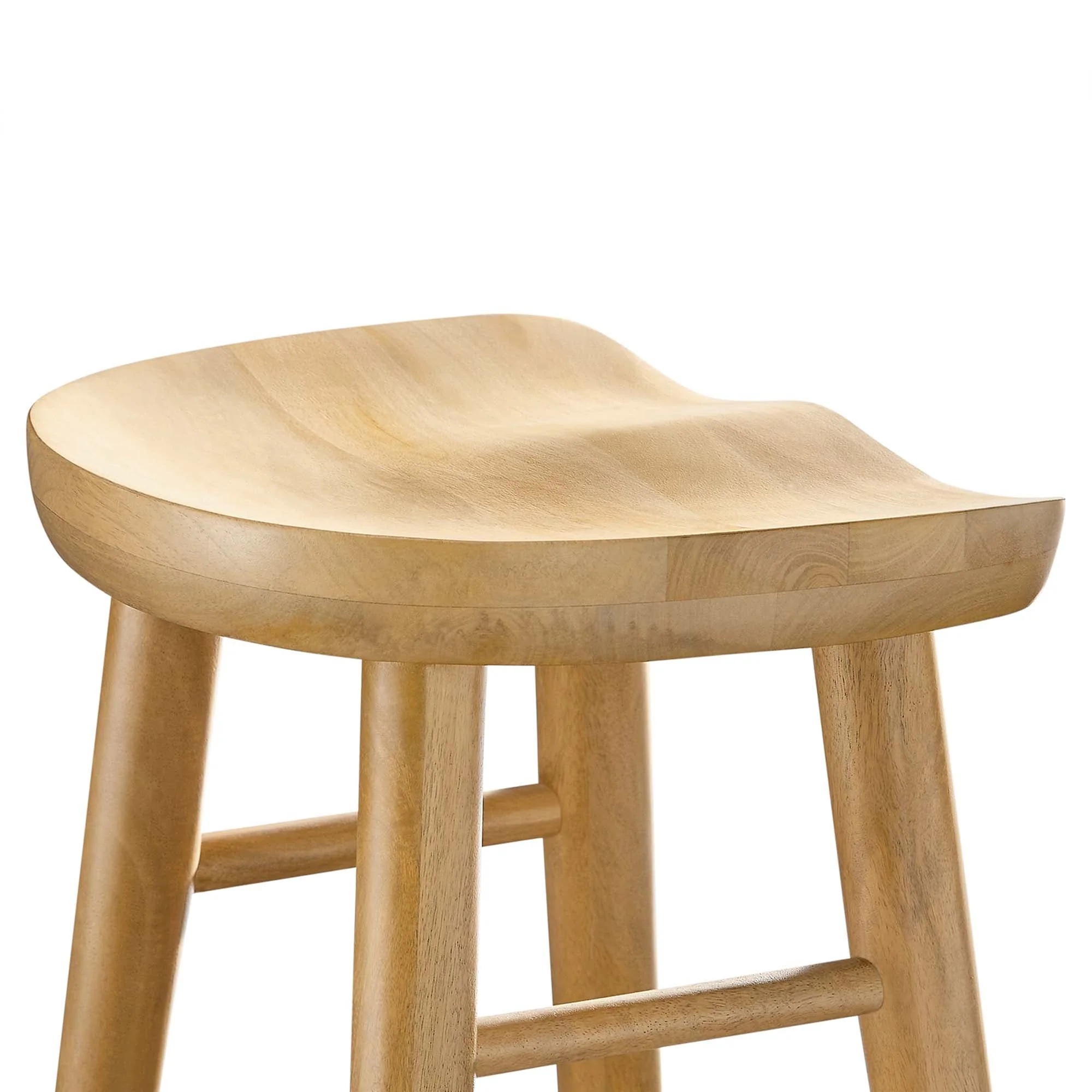 Saville Backless Wood Bar Stools Set of 2 - Image 27