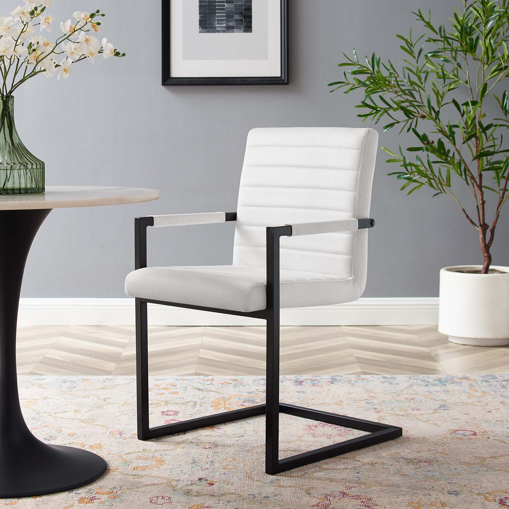 Savoy Performance Velvet Dining Chairs - Set of 2 - Image 11