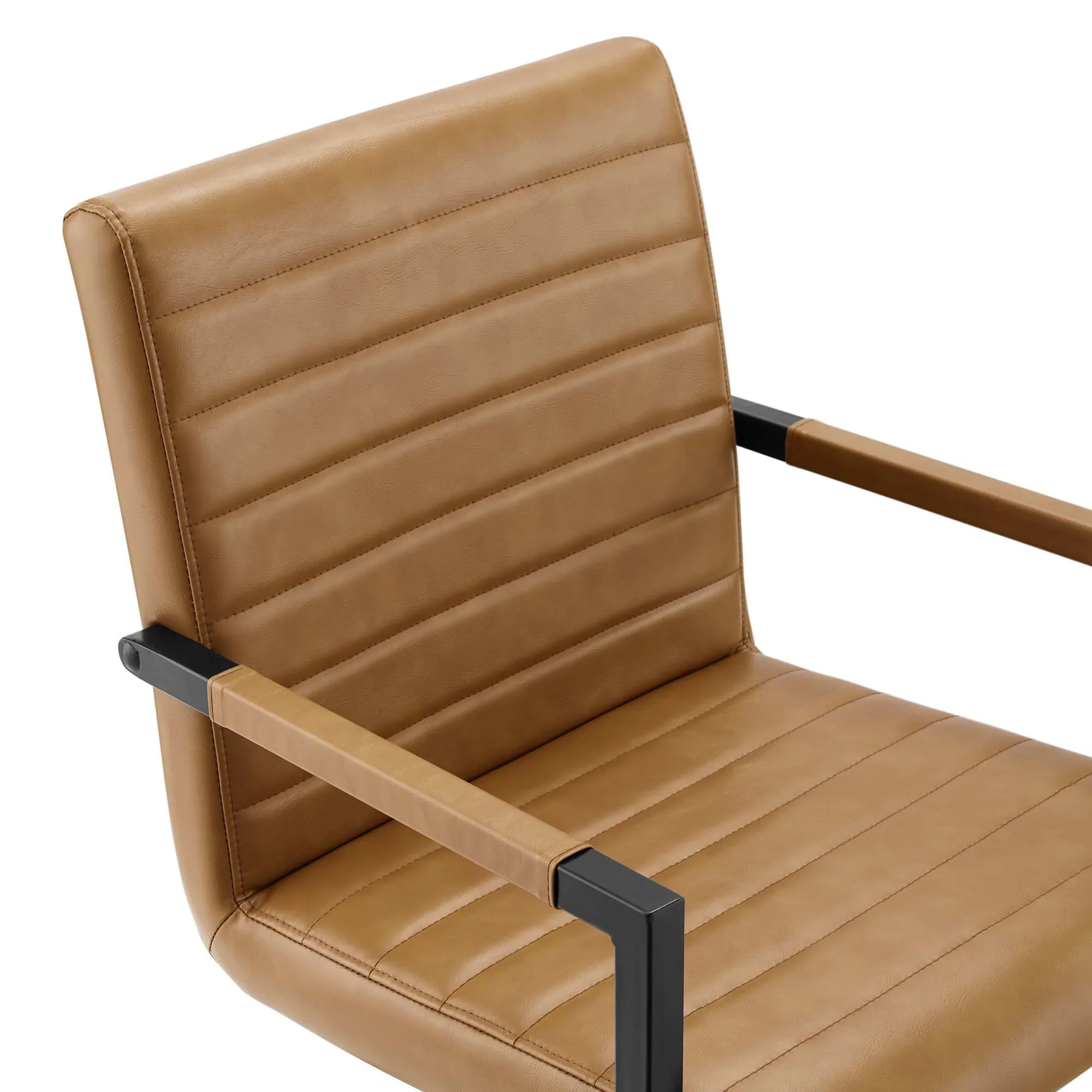 Savoy Vegan Leather Dining Chairs - Set of 2 - Image 6