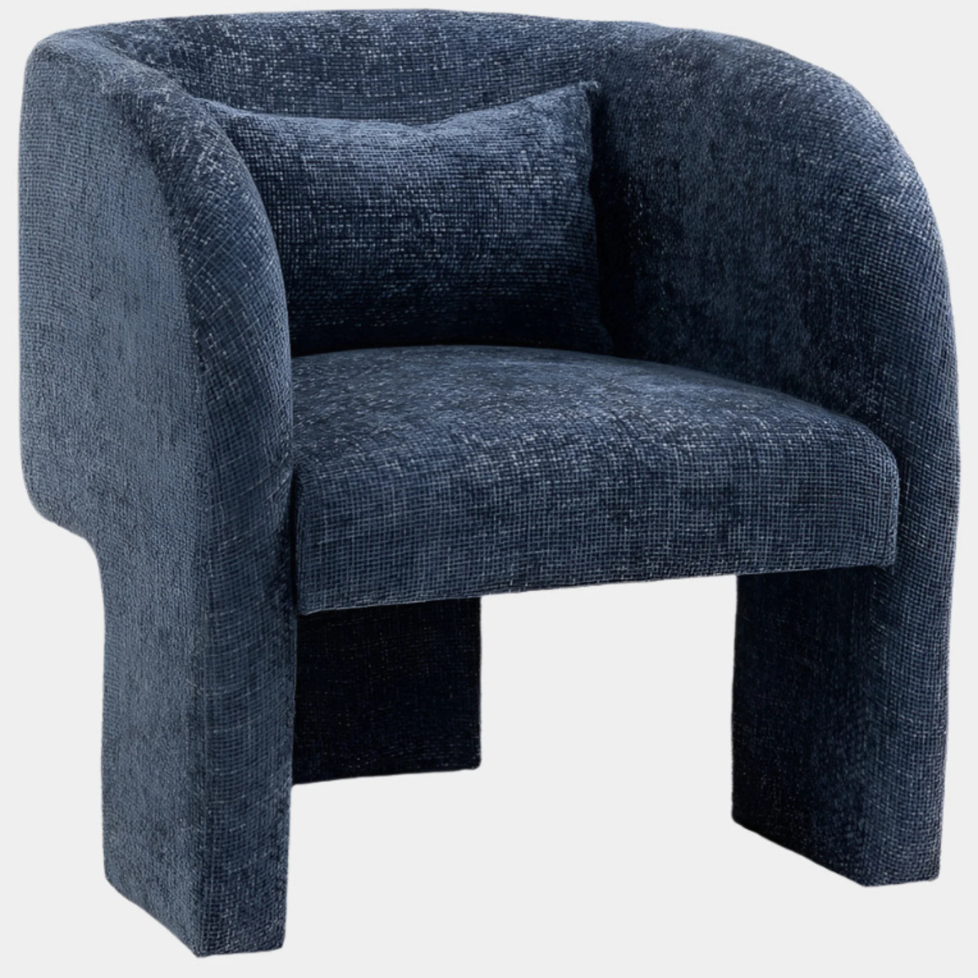 Sawyer Chenille Fabric Upholstered Accent Chair - Image 19