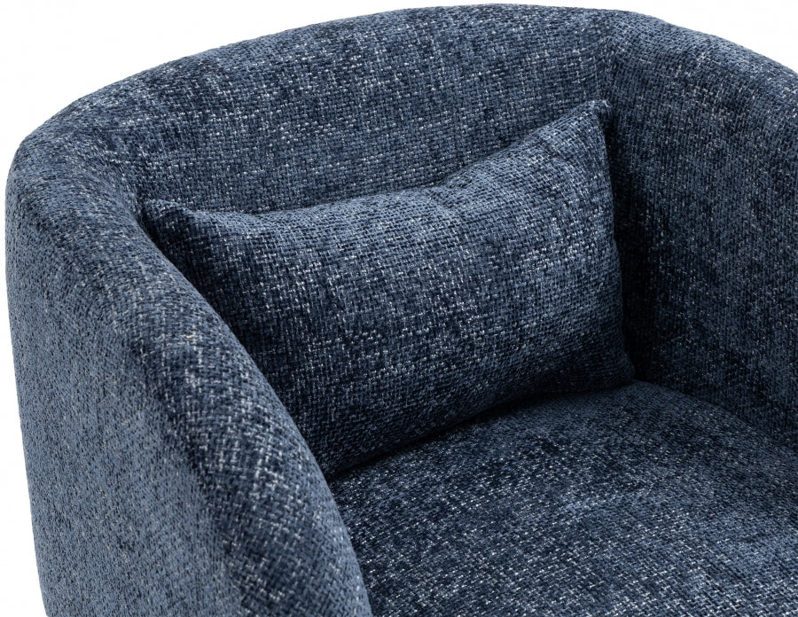Sawyer Chenille Fabric Upholstered Accent Chair - Image 25