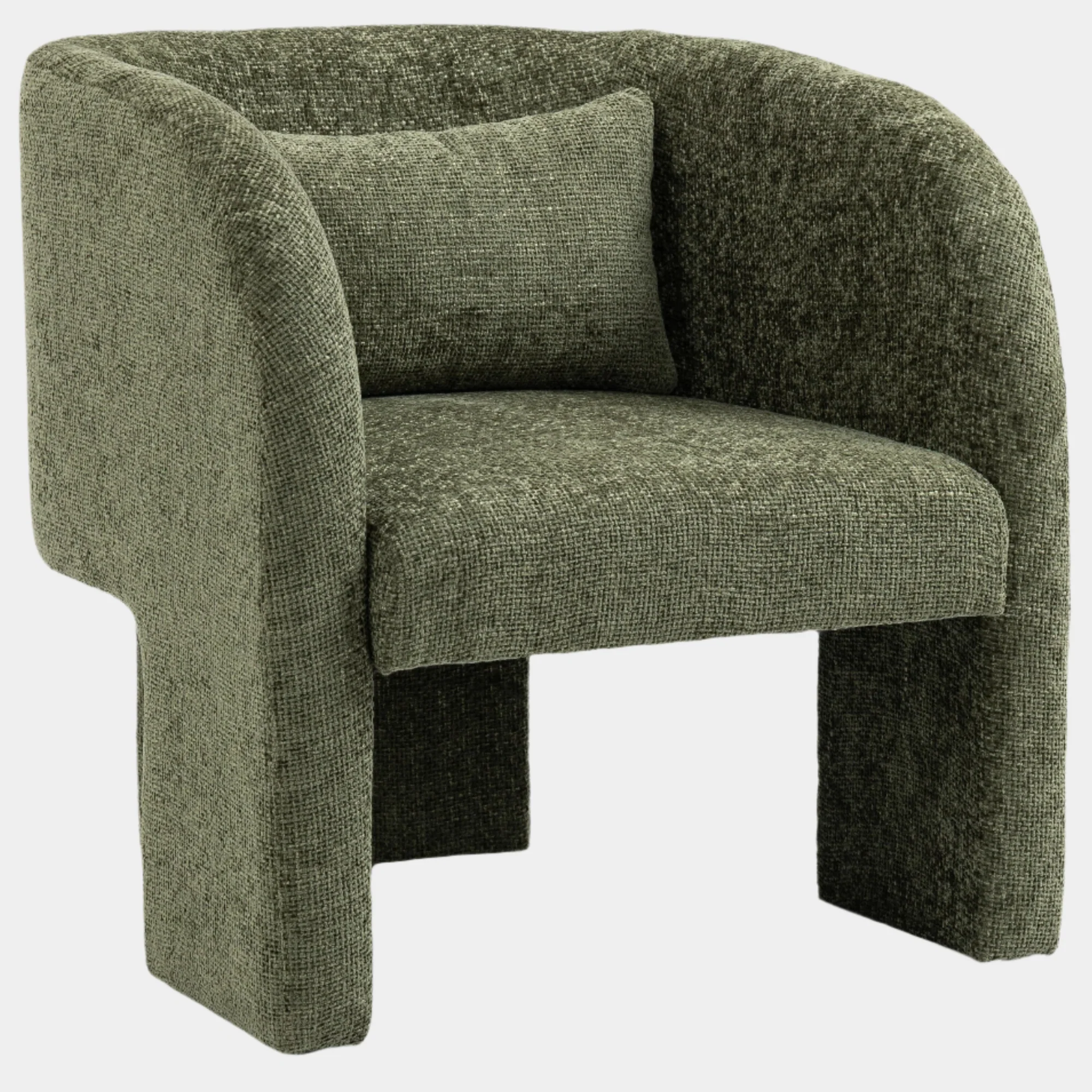 Sawyer Chenille Fabric Upholstered Accent Chair - Image 28