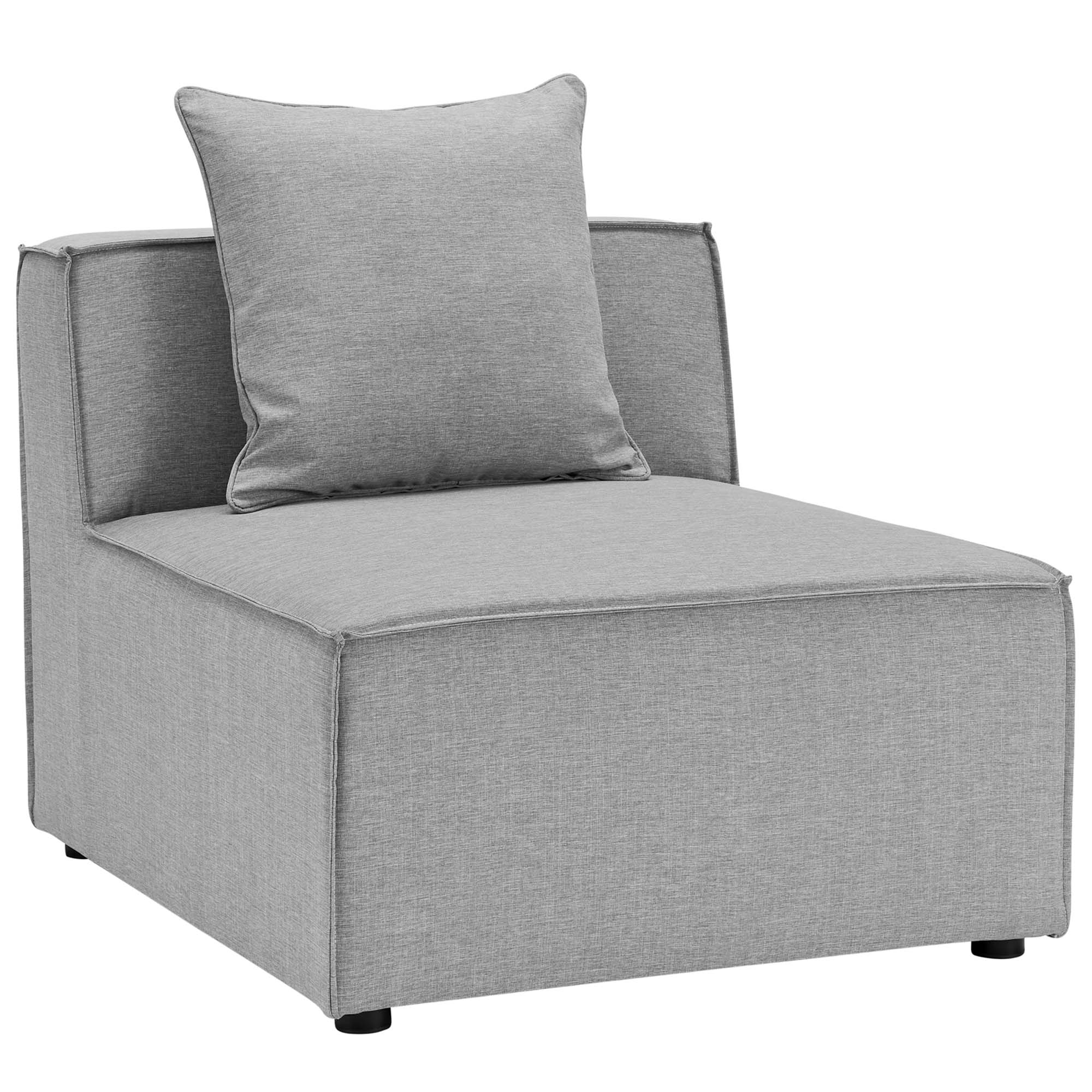 Saybrook 6-Piece Outdoor Patio Upholstered Sectional Sofa - Image 7