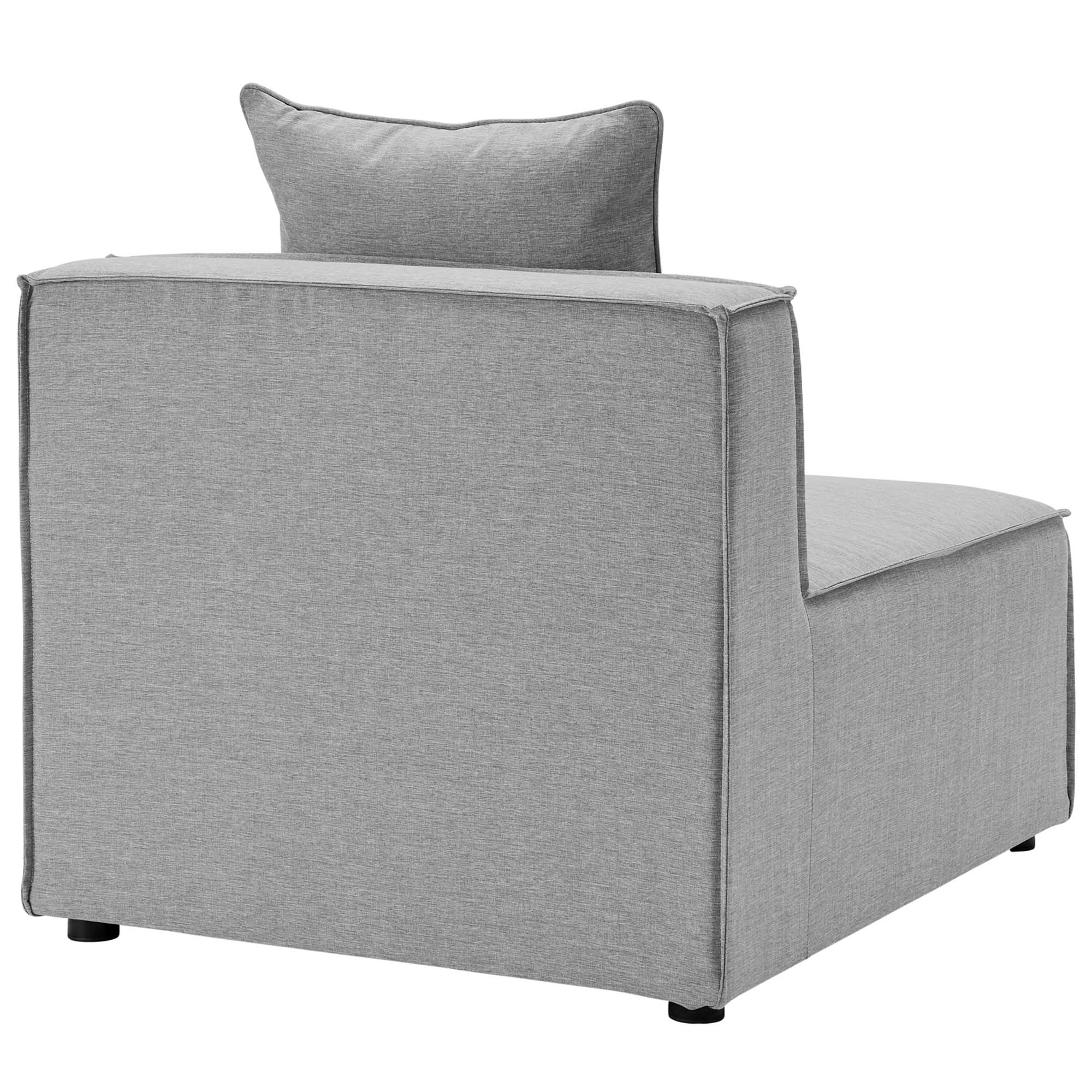 Saybrook 6-Piece Outdoor Patio Upholstered Sectional Sofa - Image 9