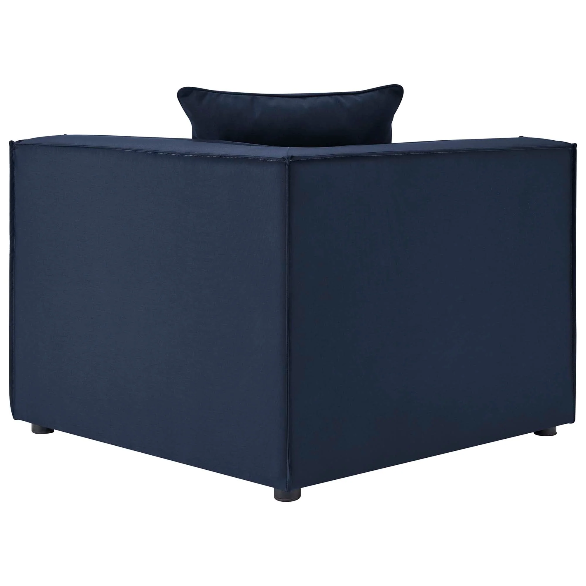 Saybrook Outdoor Patio Upholstered Loveseat and Ottoman Set - Image 14