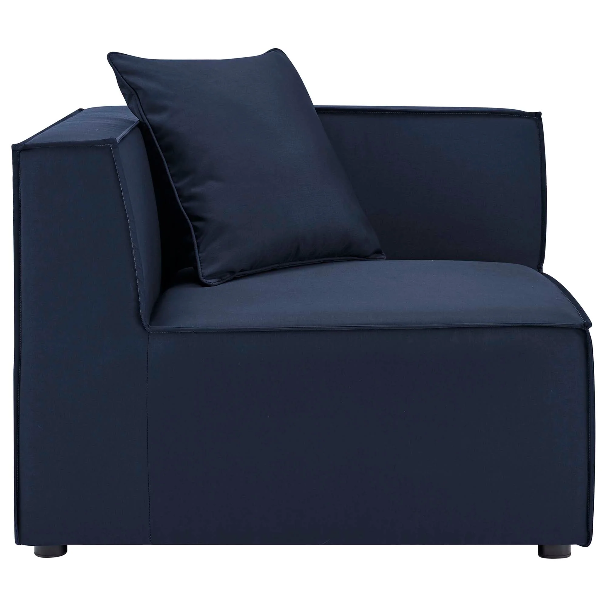 Saybrook Outdoor Patio Upholstered Sectional Sofa Corner Chair - Image 10