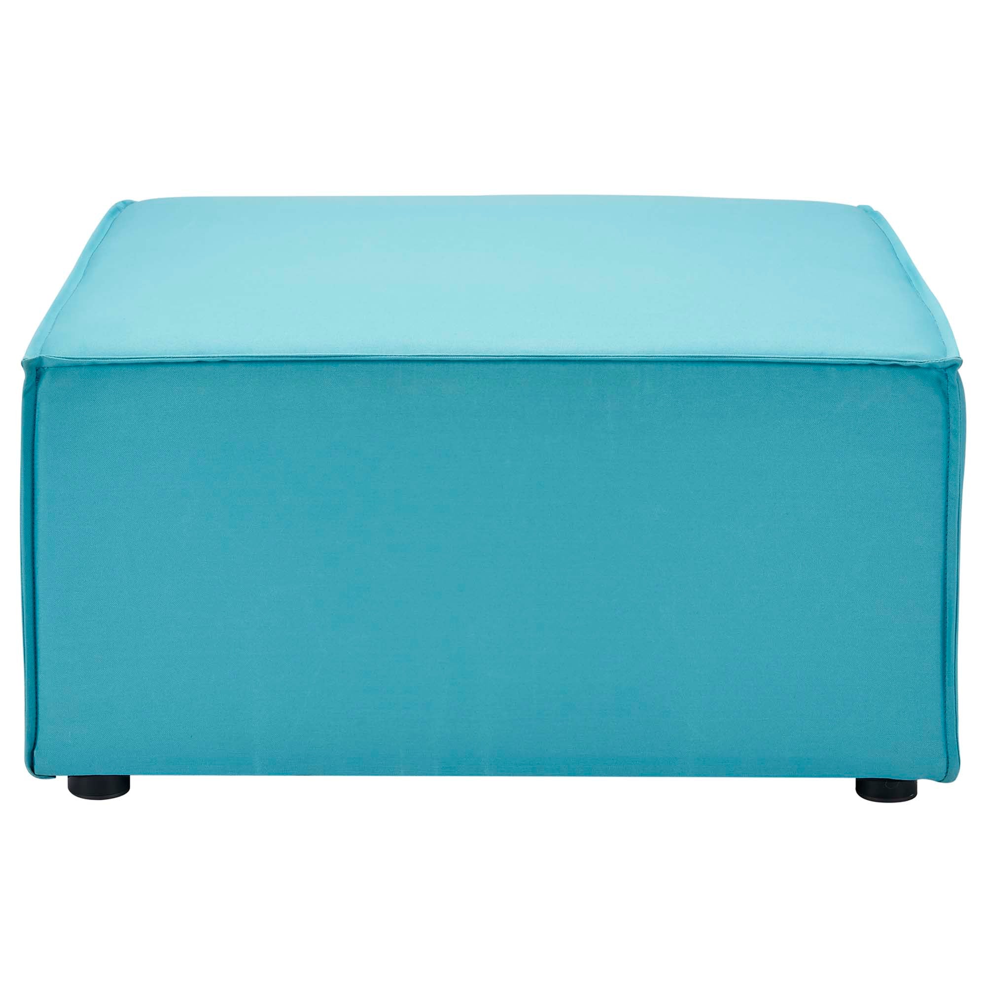 Saybrook Outdoor Patio Upholstered Sectional Sofa Ottoman - Image 16