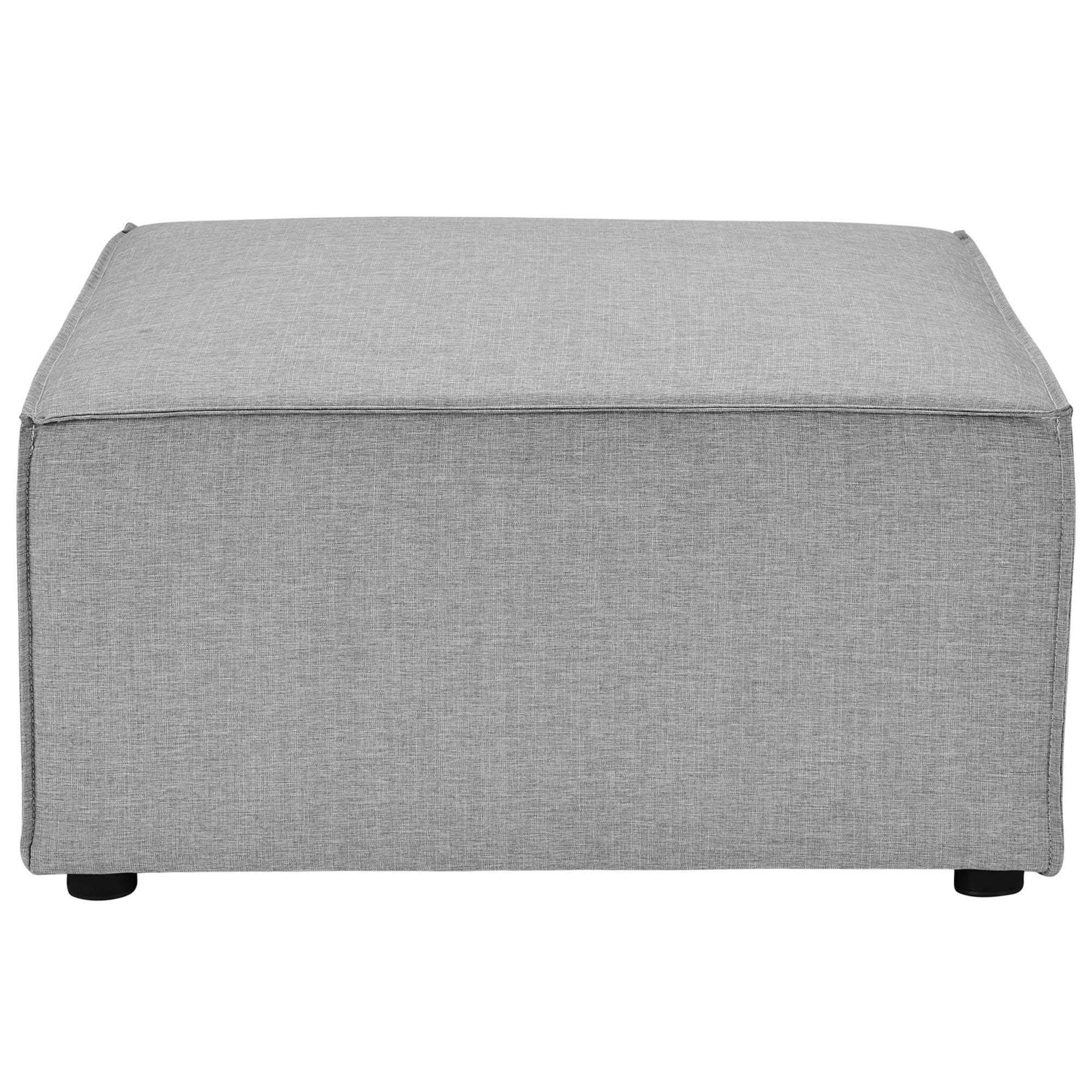 Saybrook Outdoor Patio Upholstered Sectional Sofa Ottoman - Image 4
