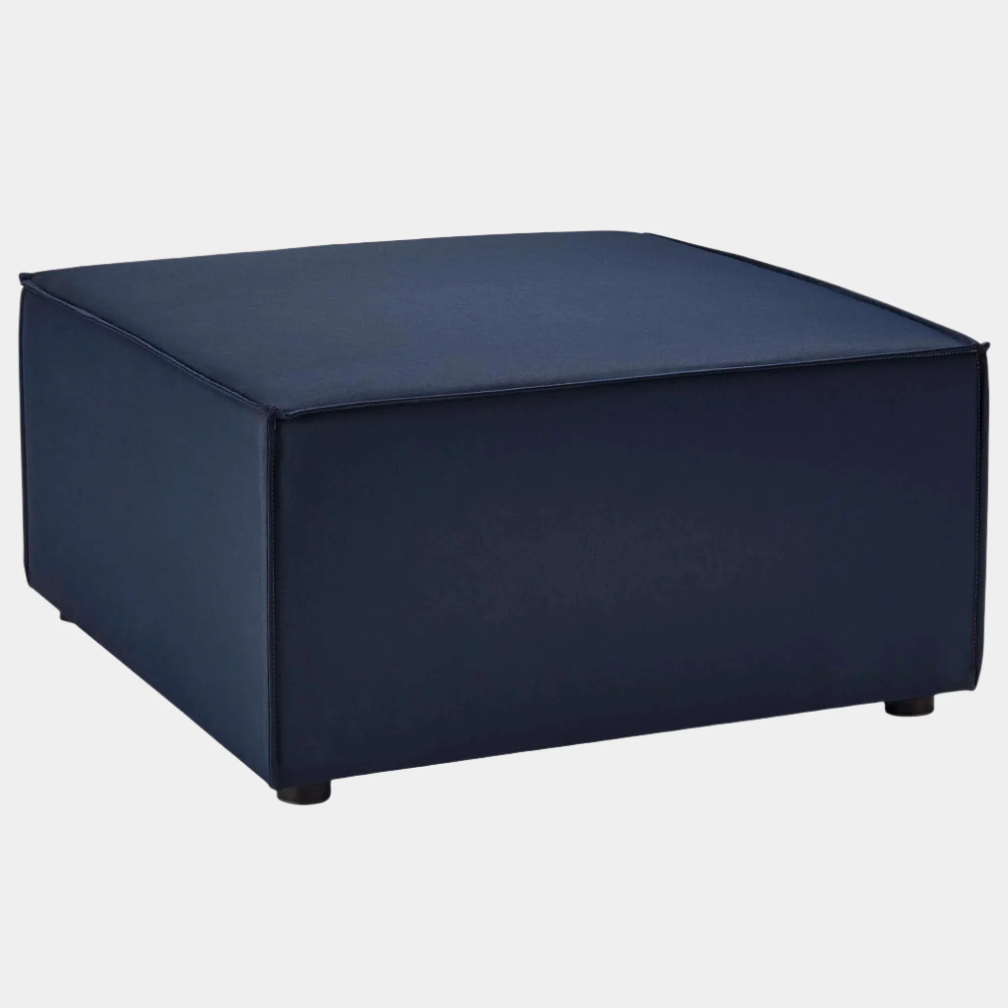 Saybrook Outdoor Patio Upholstered Sectional Sofa Ottoman - Image 7