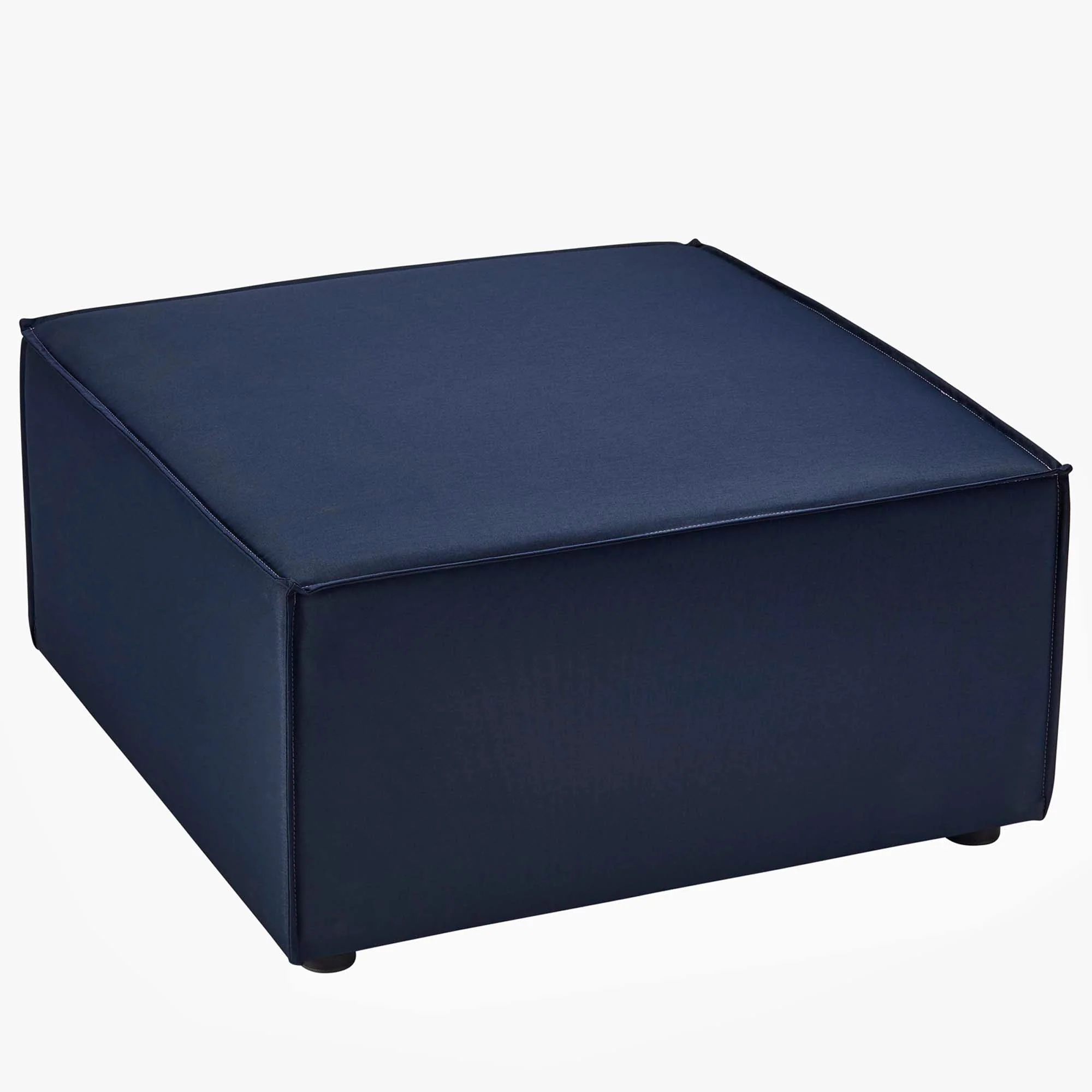 Saybrook Outdoor Patio Upholstered Sectional Sofa Ottoman - Image 9