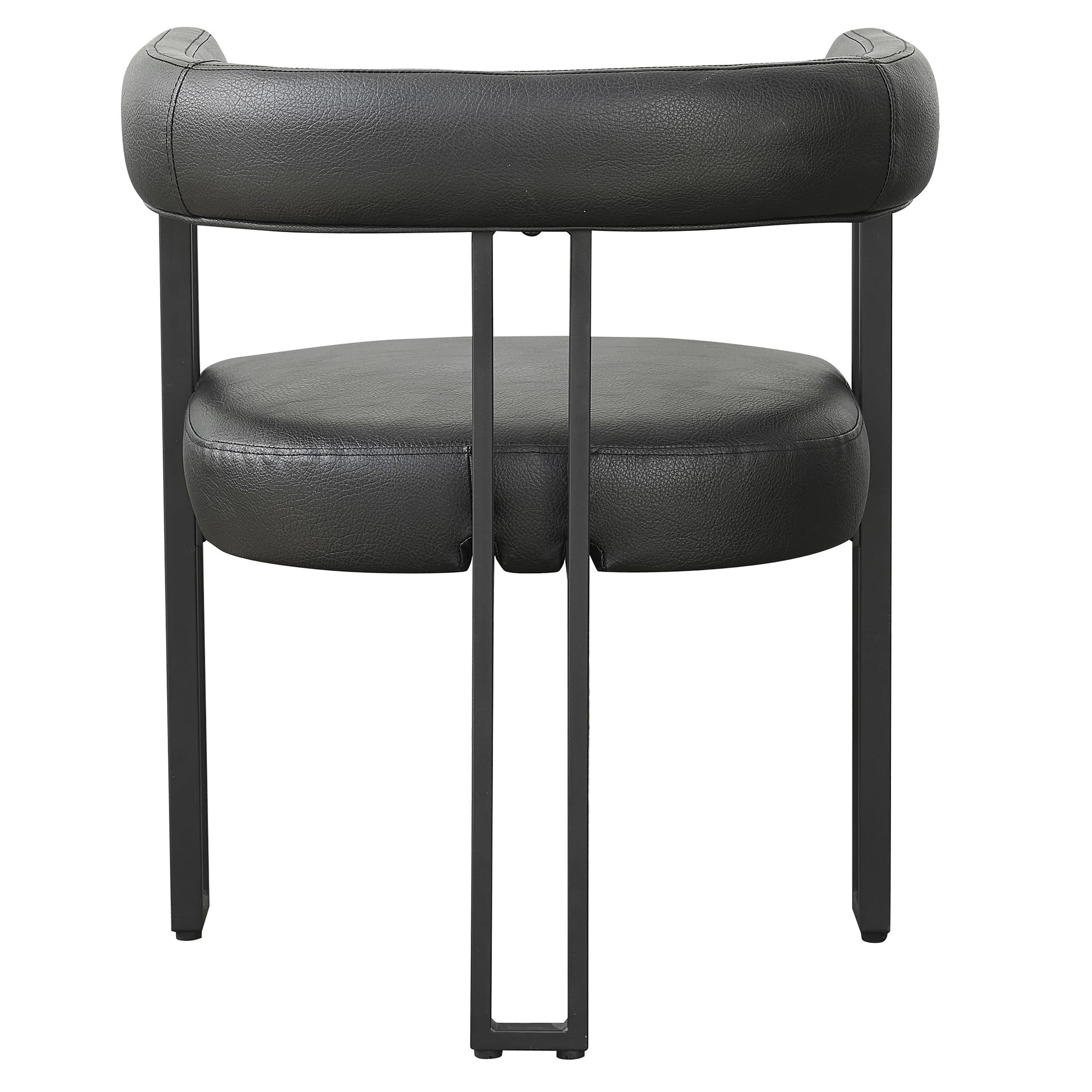 Scarlet Dining Chair, set of 2, in Black PU - Image 5