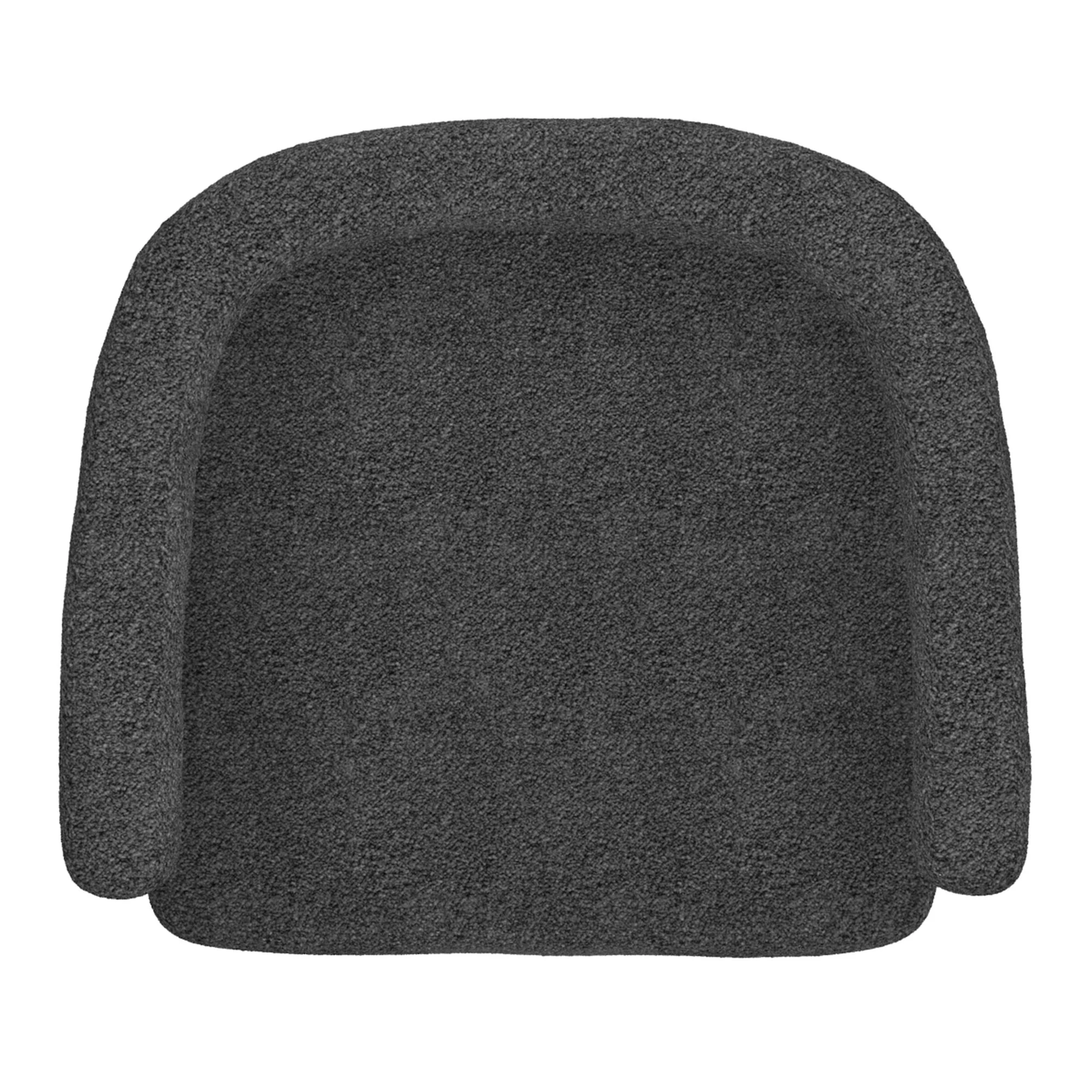 Scarlet Dining Chair, set of 2, in Charcoal Boucle and Black - Image 6