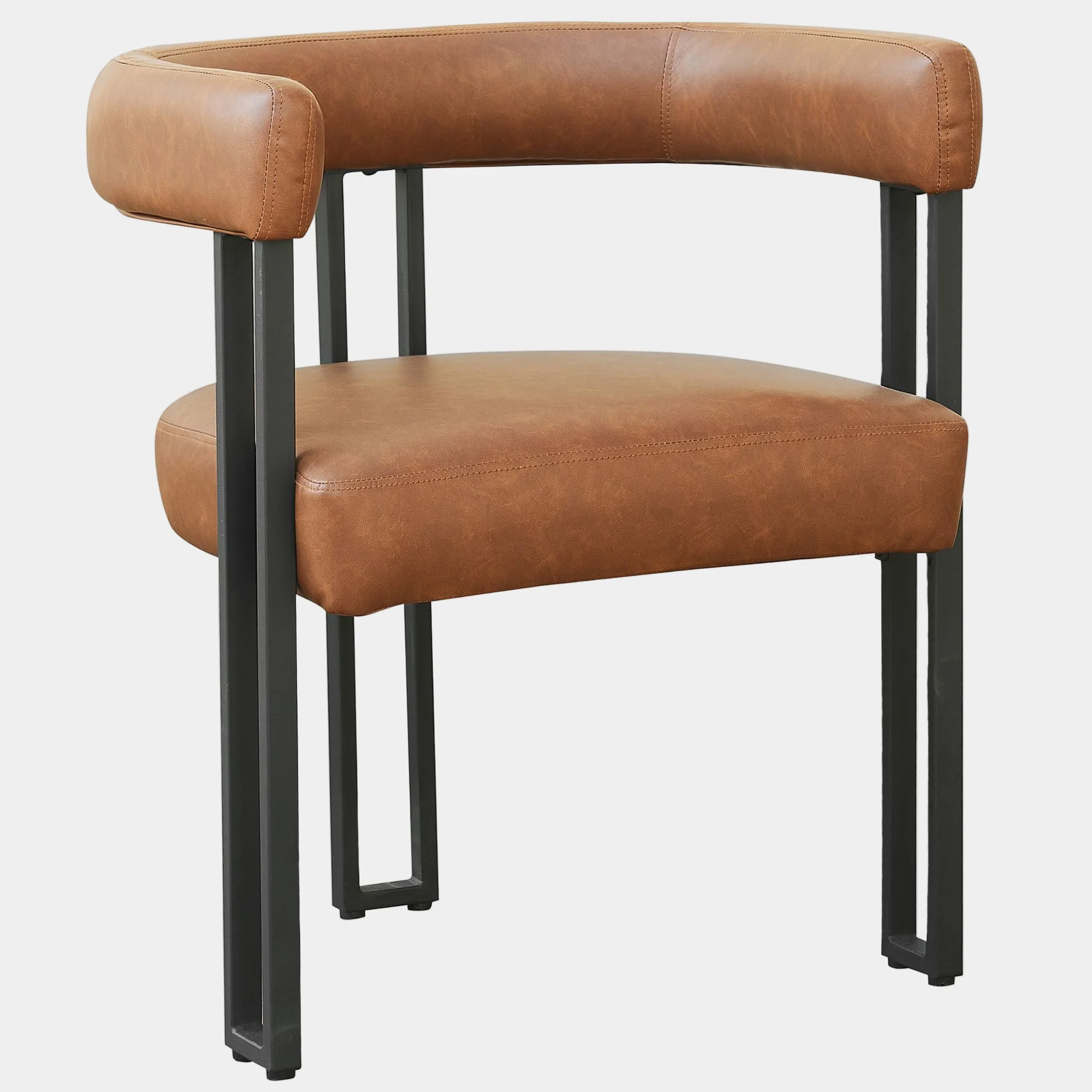 Scarlet Dining Chair, set of 2, in Saddle PU