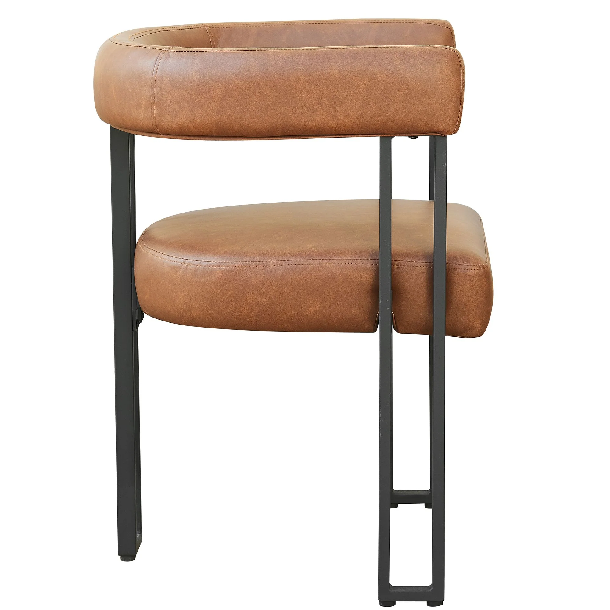 Scarlet Dining Chair, set of 2, in Saddle PU - Image 4