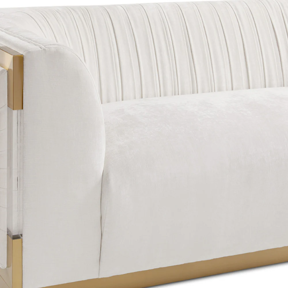 Scarlet Gold Loveseat - Image 7