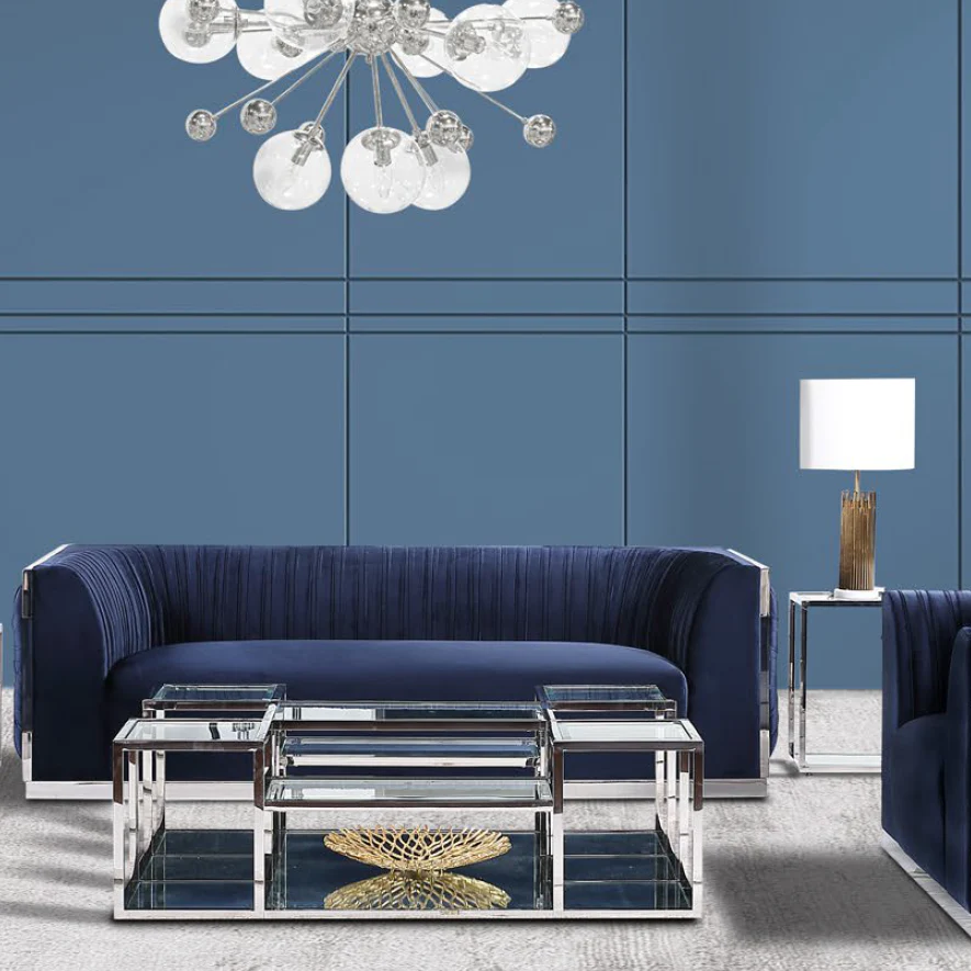 Scarlet Velvet Sofa - Image 2