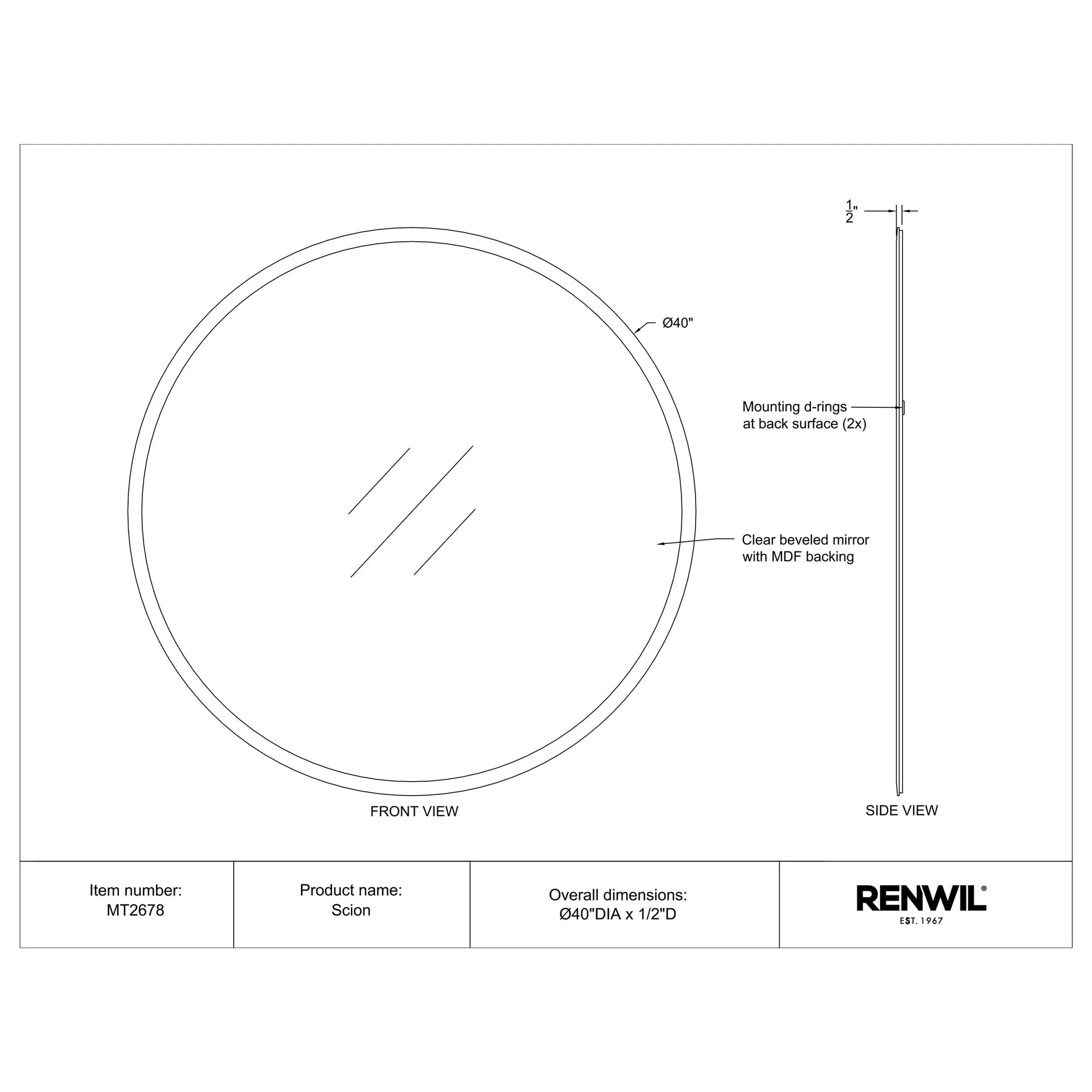 Scion Wall Mirror - Image 6
