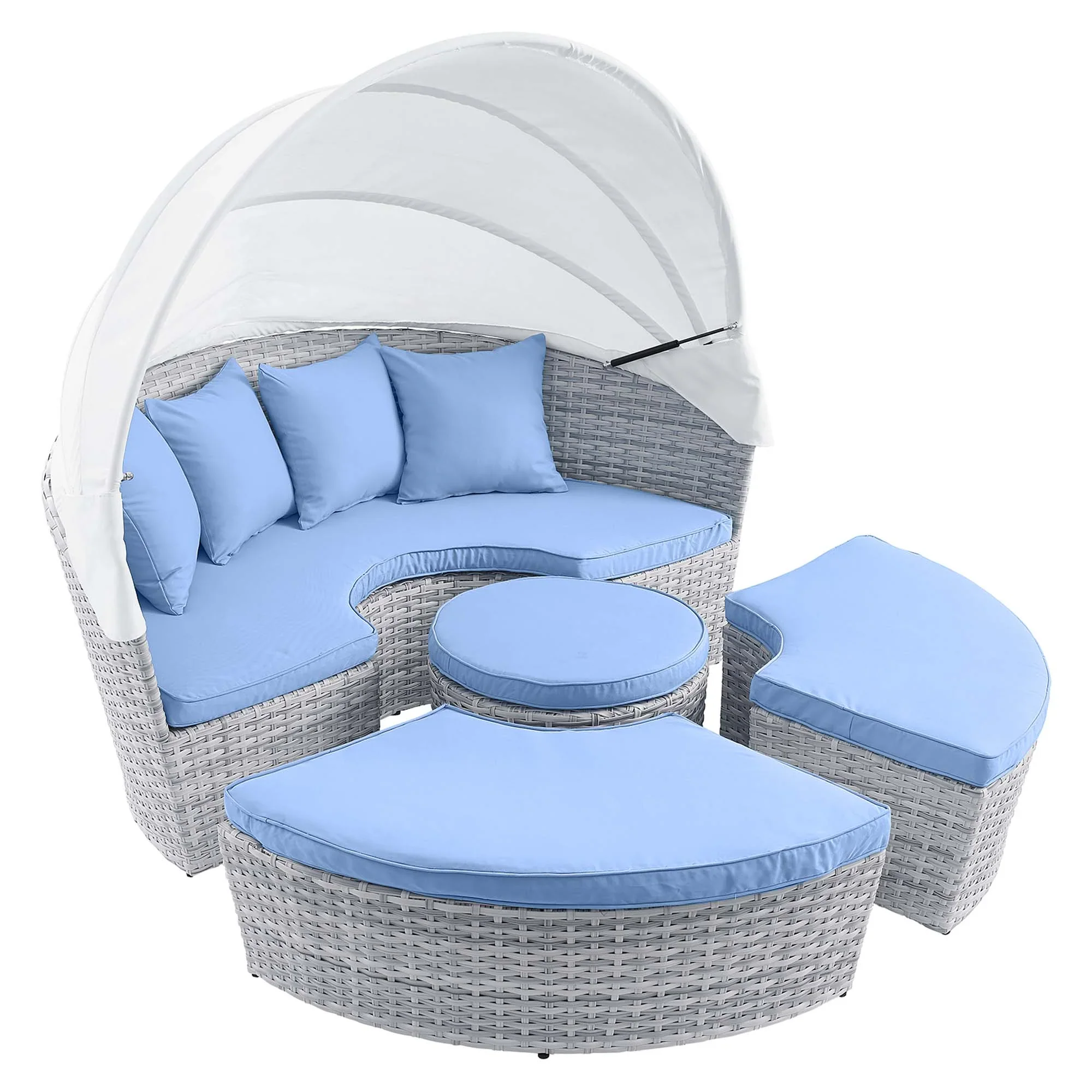 Scottsdale Canopy Outdoor Patio Daybed - Image 13