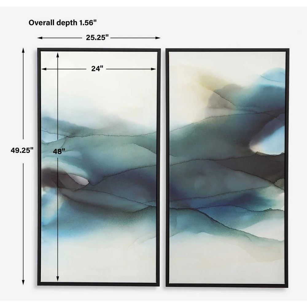 September Desert Framed Canvases, S/2 - Image 6