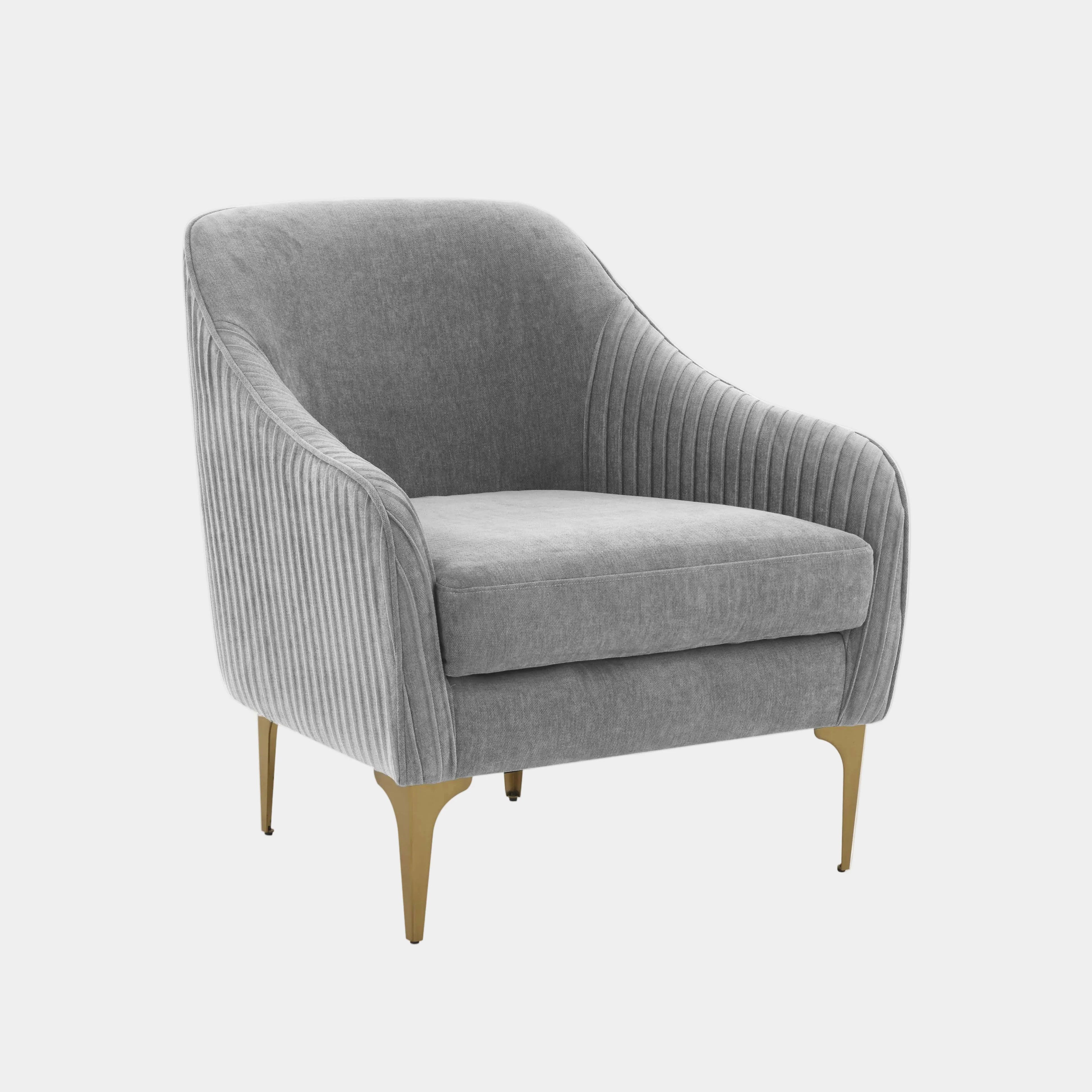 Serena Performance Velvet Accent Chair - Image 15