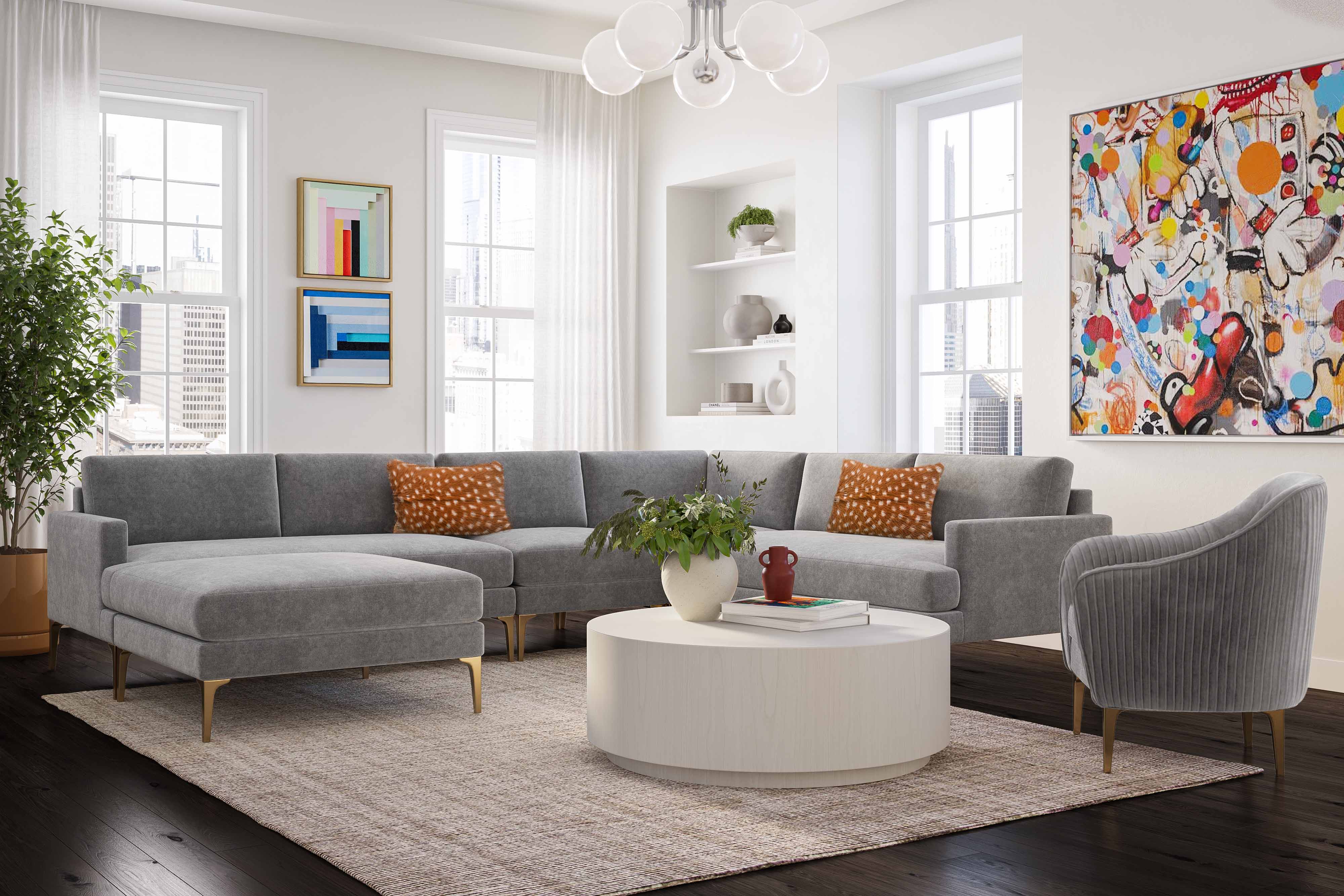 Serena Performance Velvet Accent Chair - Image 16
