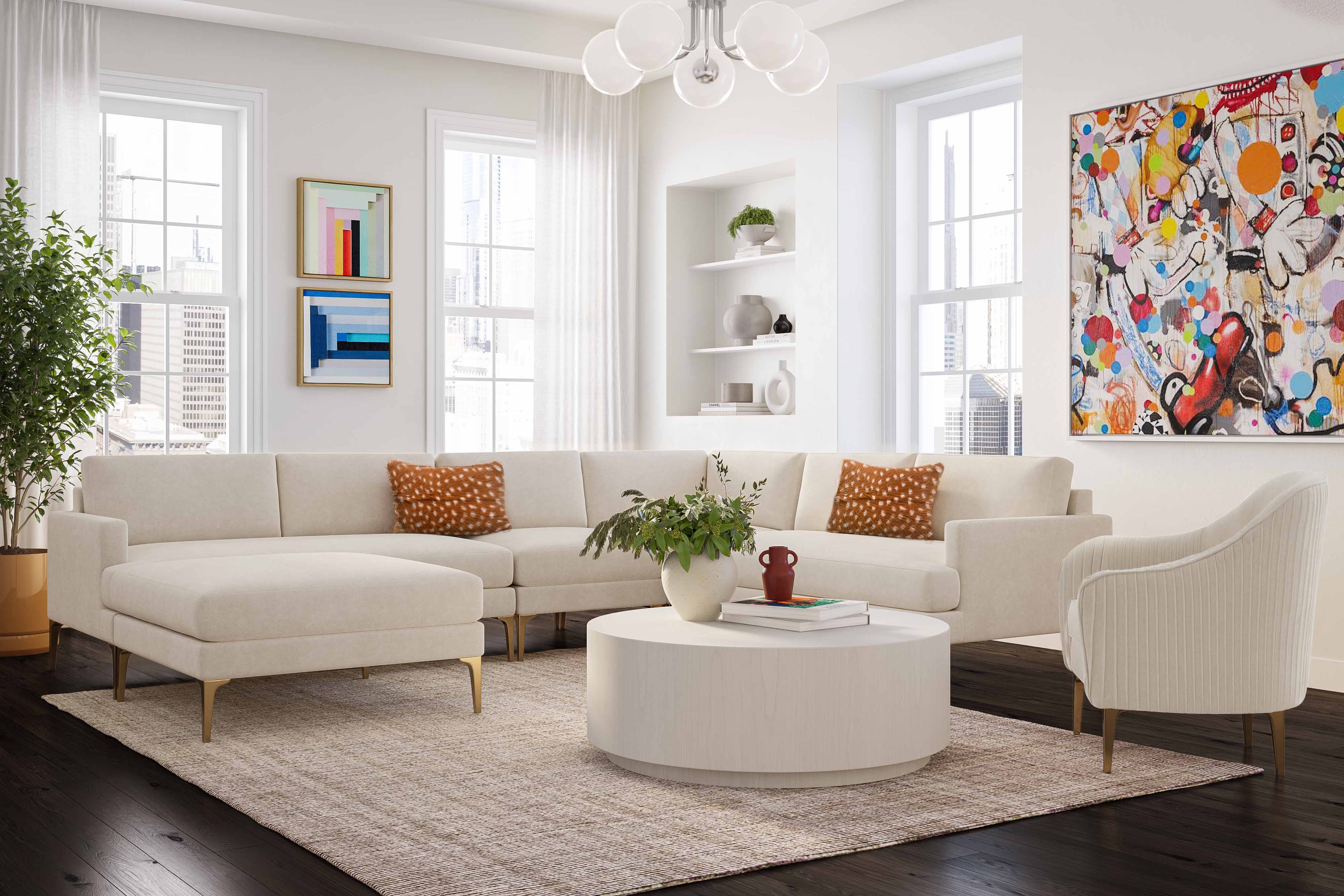 Serena Performance Velvet Accent Chair - Image 2