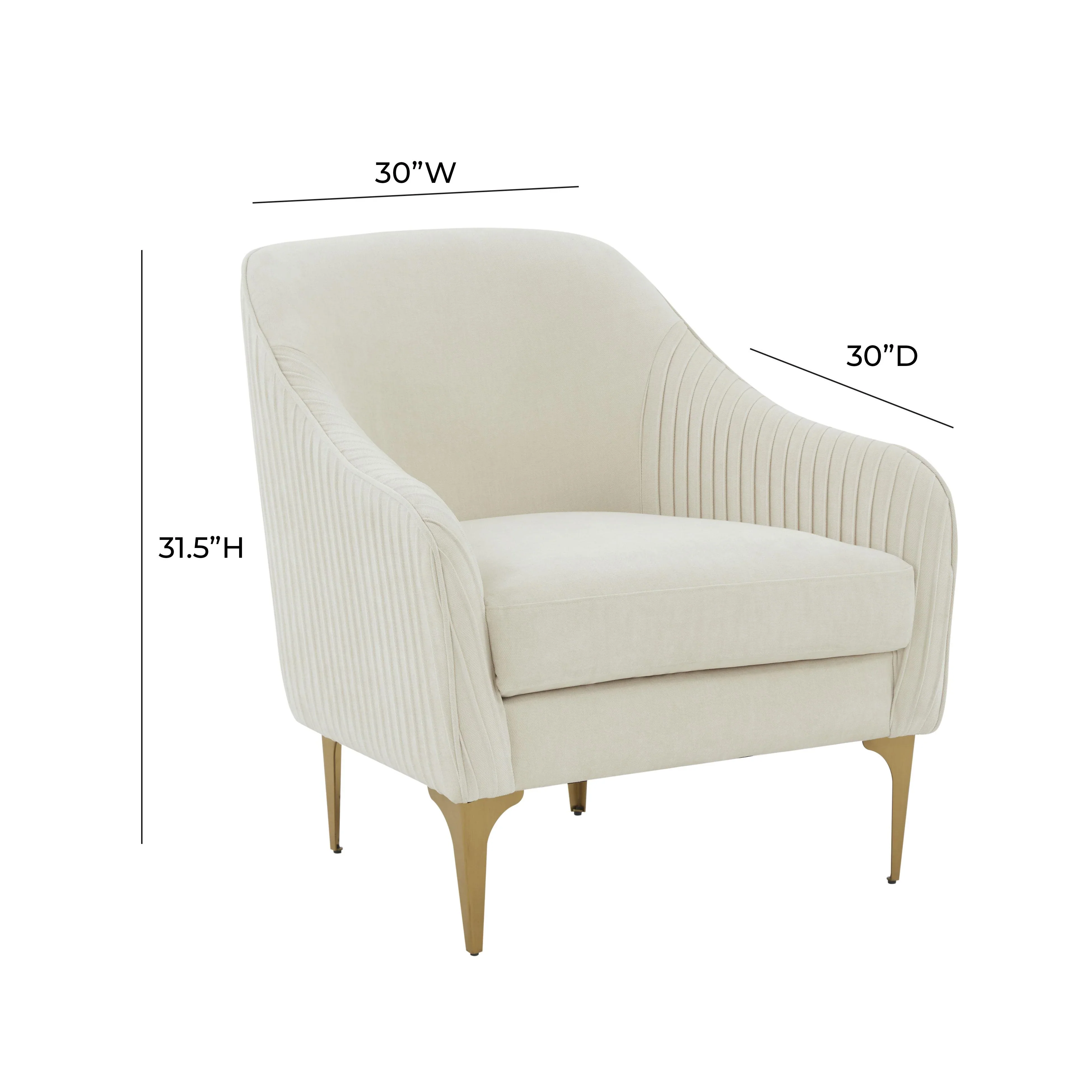 Serena Performance Velvet Accent Chair - Image 7