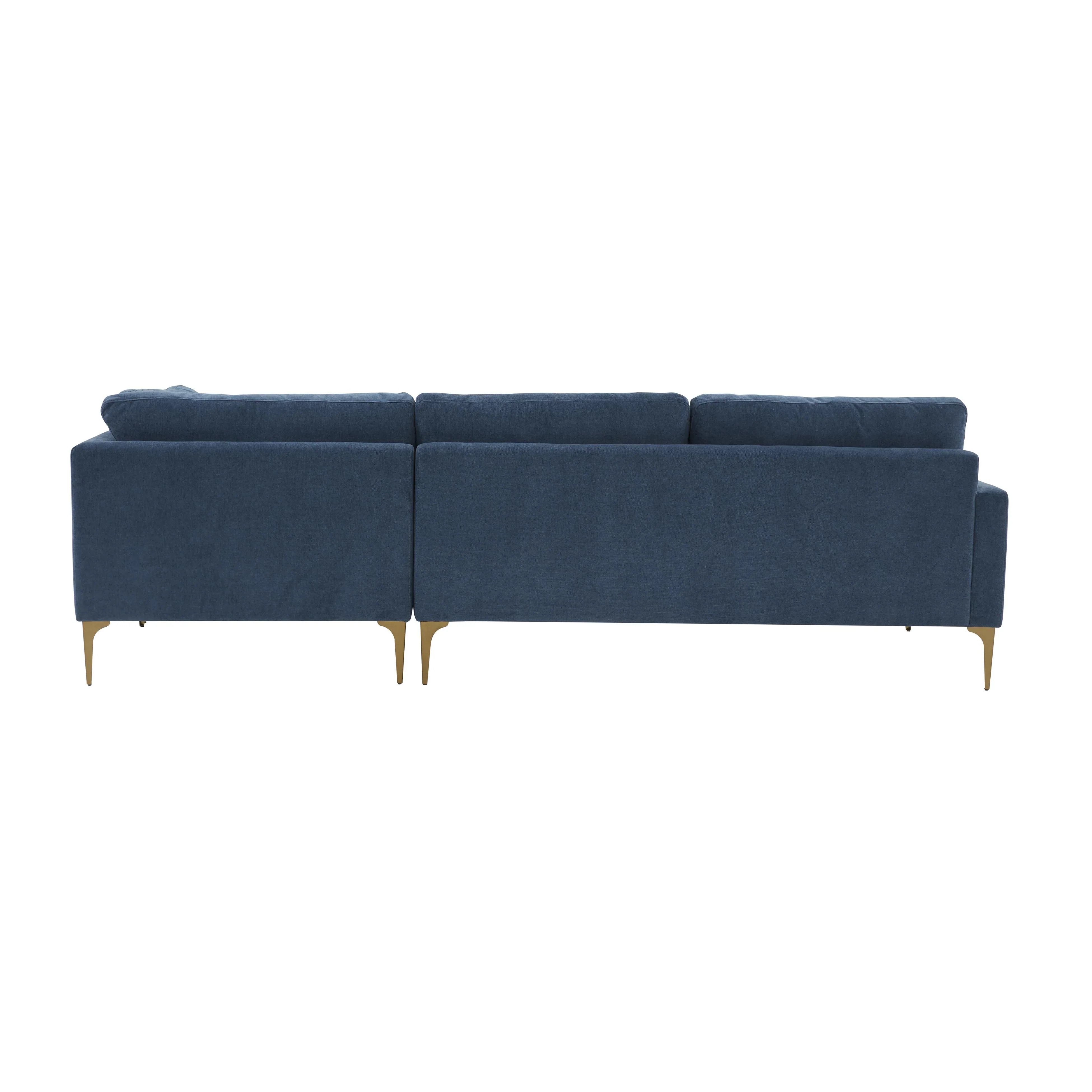 Serena 3-Piece Performance Velvet Chaise Sectional - Image 17