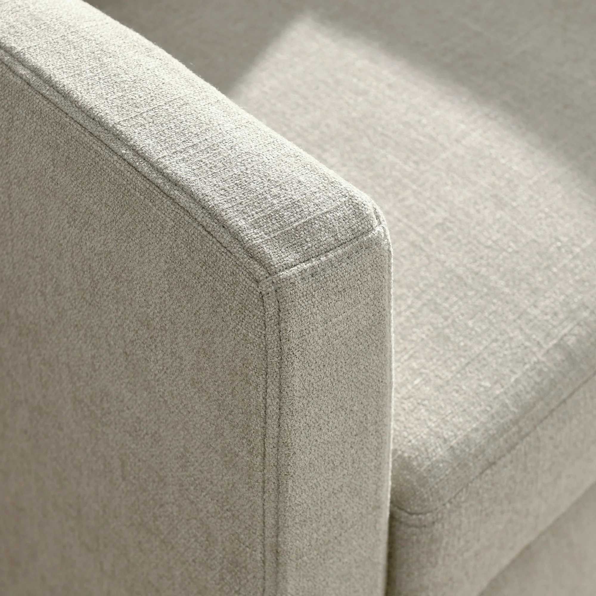 Serene Linen Slipcovered Swivel Armchair - Image 6