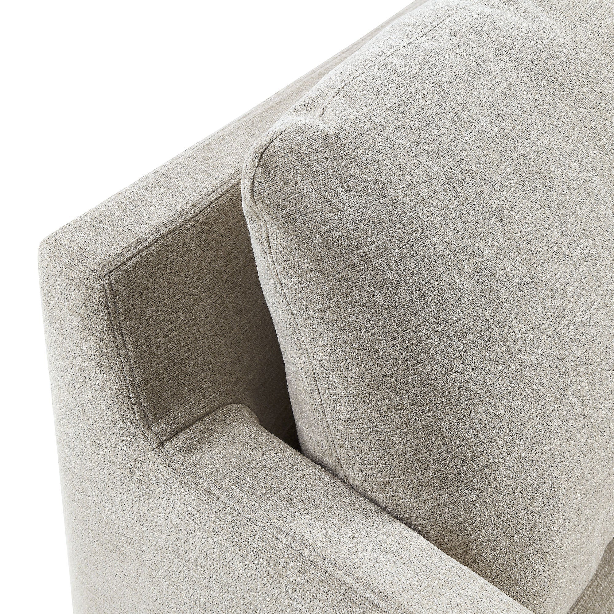 Serene Linen Slipcovered Swivel Armchair - Image 7
