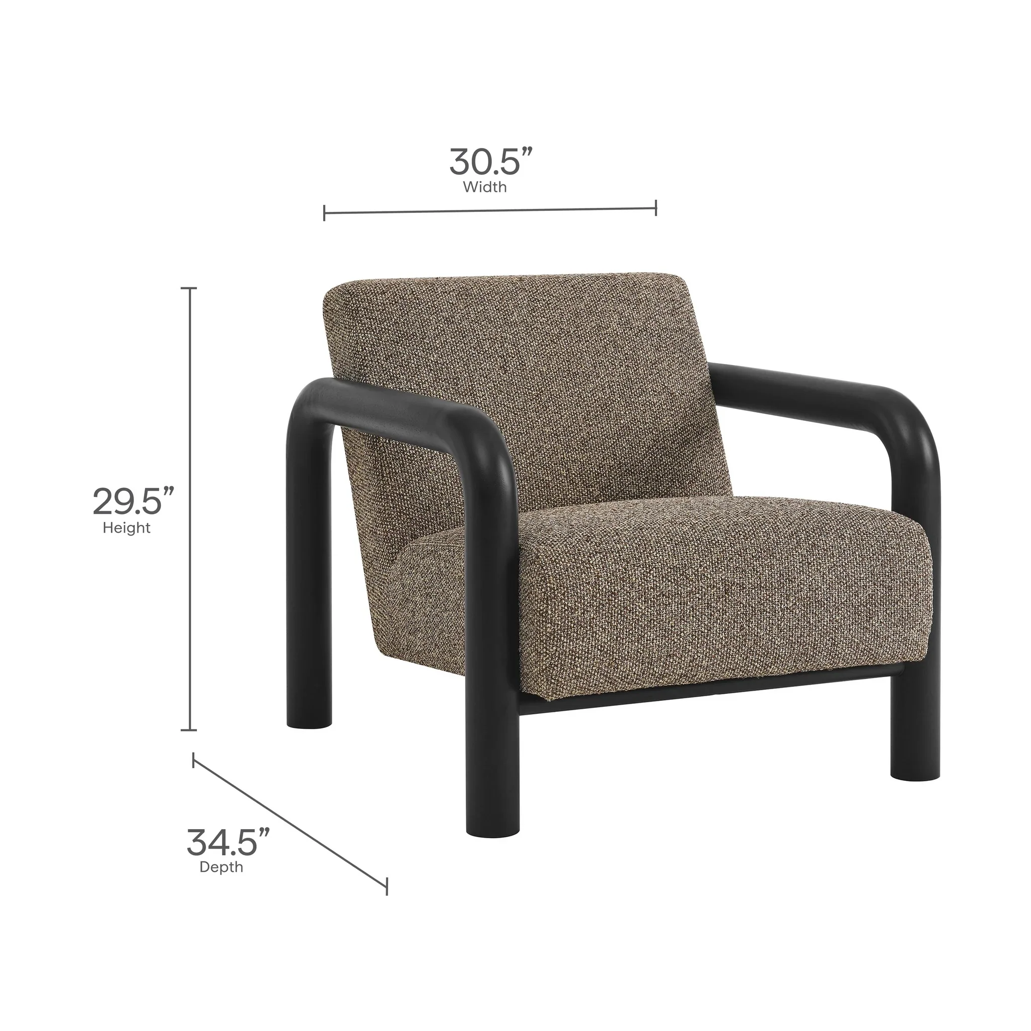 Sereno Boucle Accent Chair - Image 19