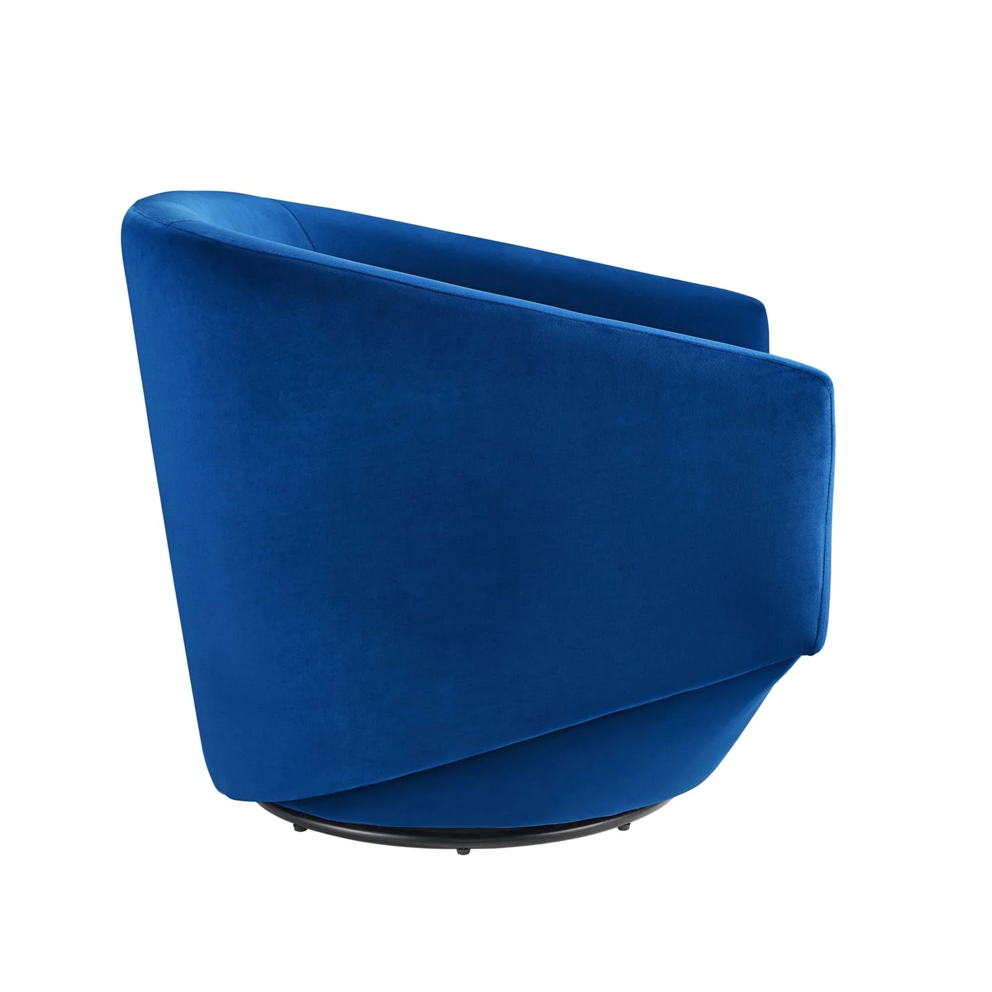 Series Performance Velvet Fabric Swivel Chair - Image 14