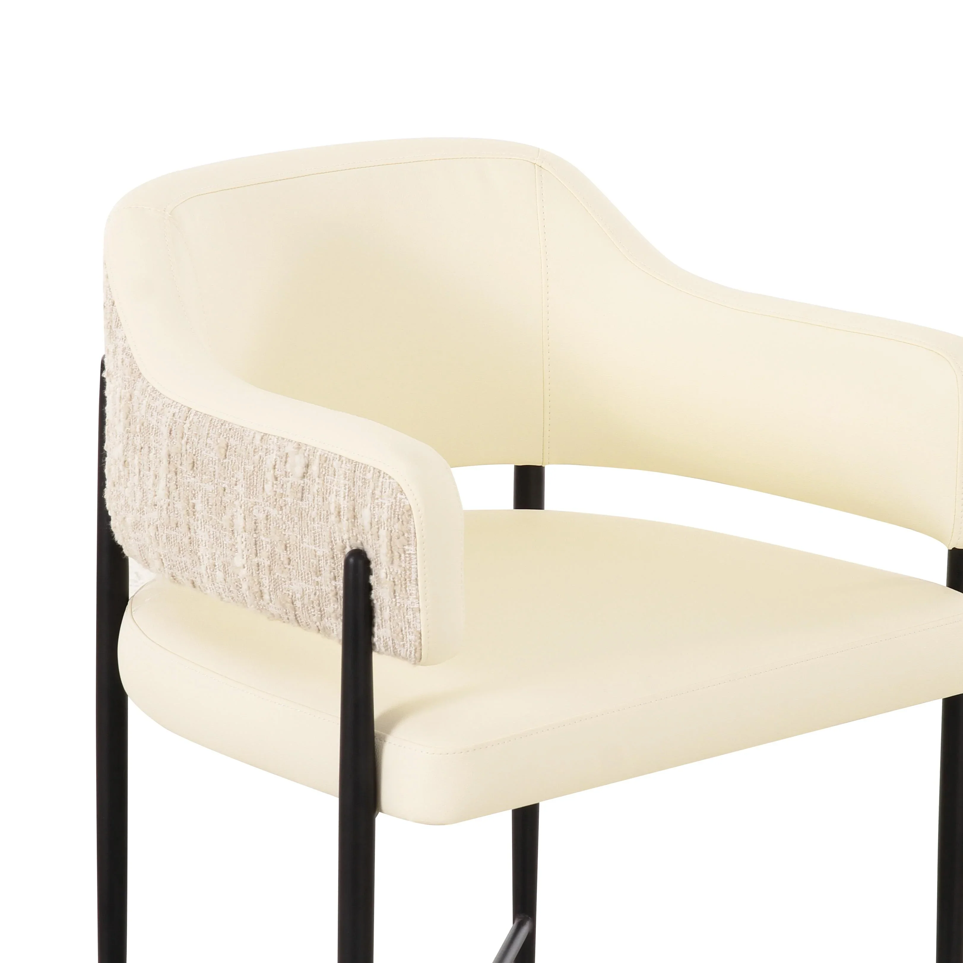 Sezanne 2-Tone Performance Vegan Leather Dining Chair - Image 6