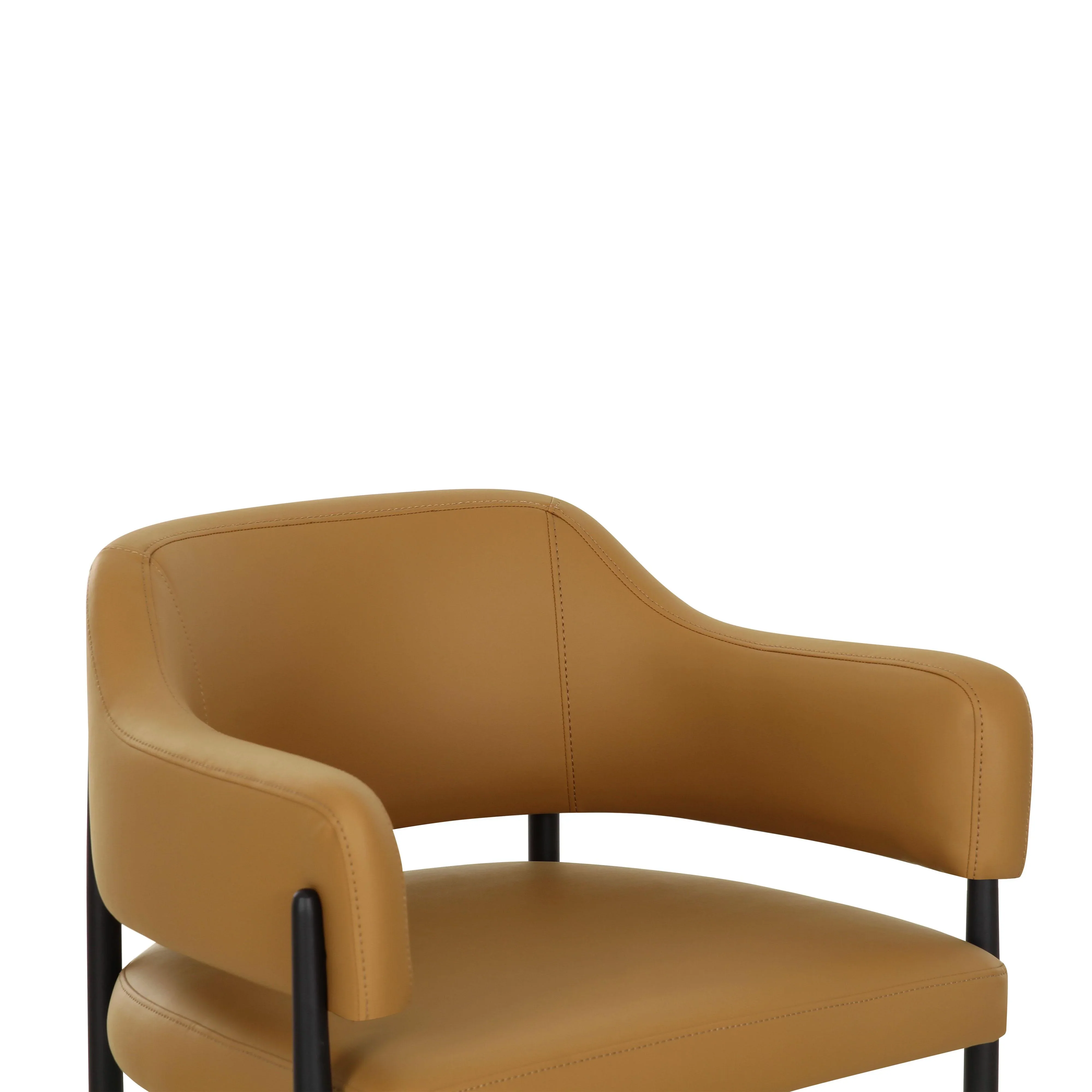 Sezanne Contract-Grade Vegan Leather Dining Chair - Image 12