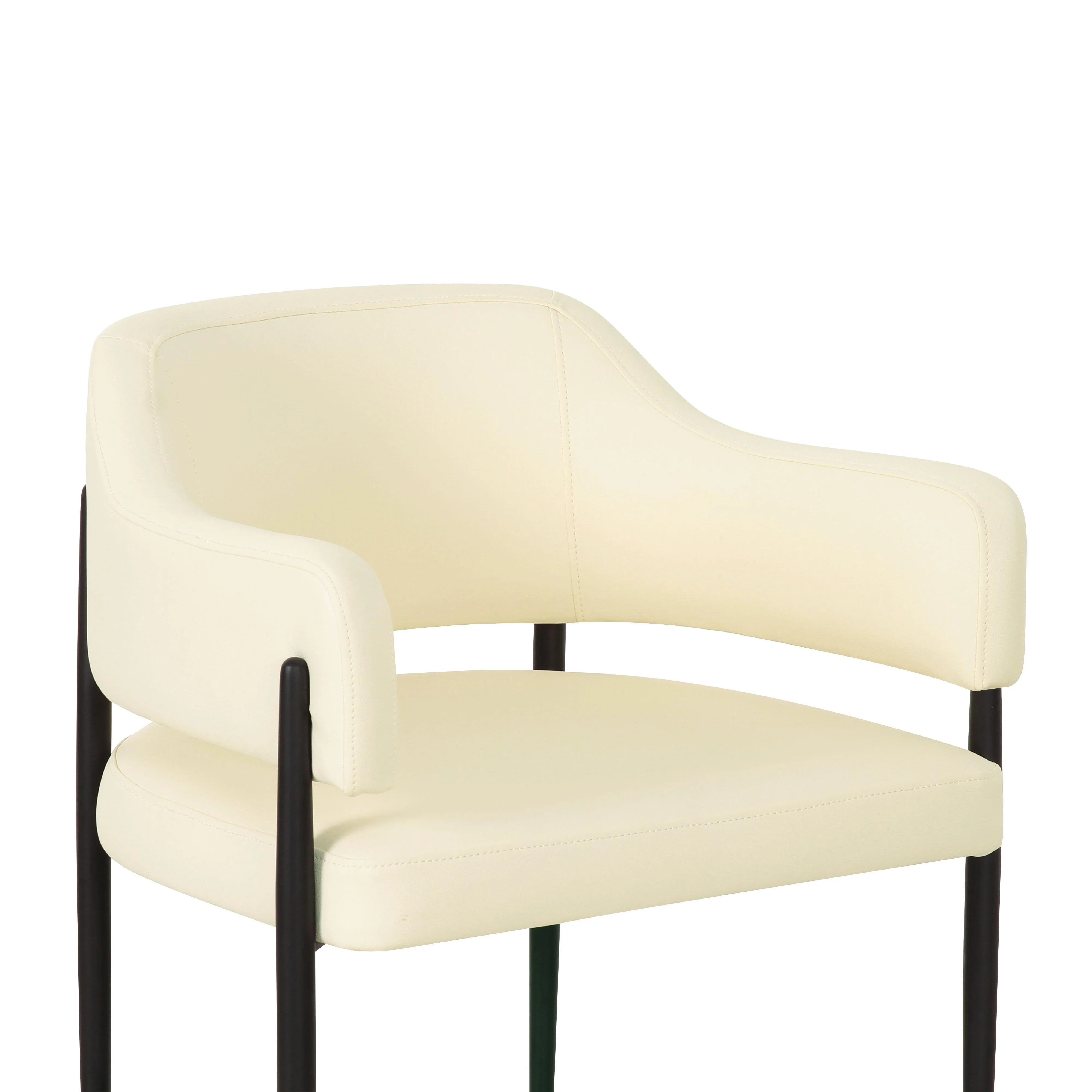 Sezanne Contract-Grade Vegan Leather Dining Chair - Image 5