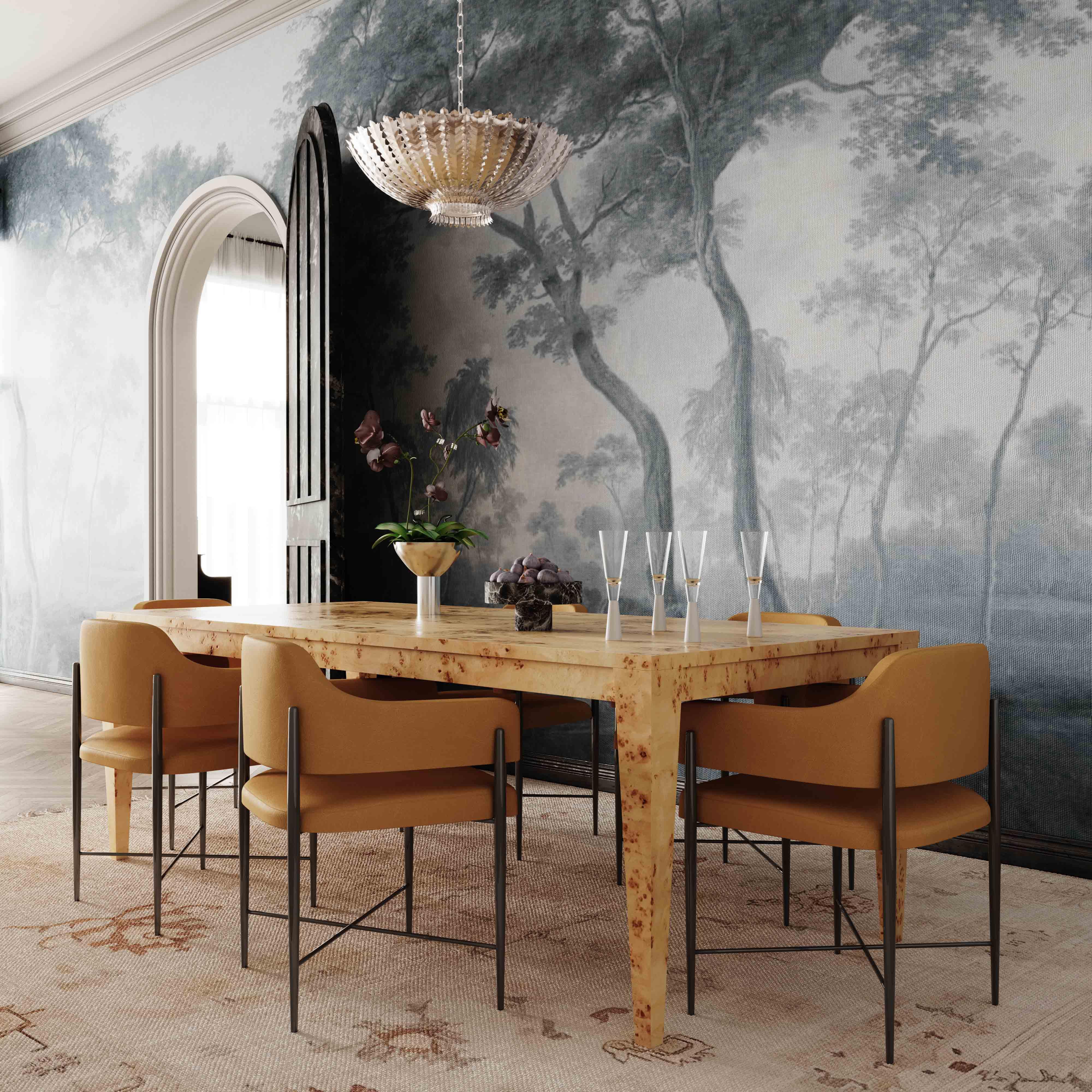 Sezanne Contract-Grade Vegan Leather Dining Chair - Image 9