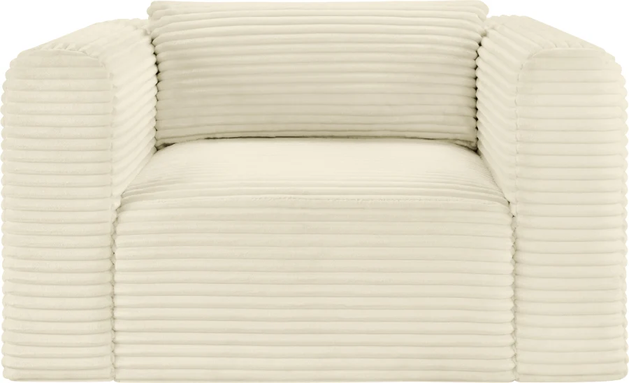 Shaggy Corduroy Performance Fabric Upholstered Accent Chair - Image 13