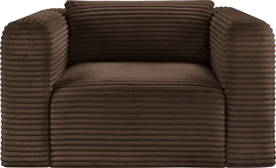 Shaggy Corduroy Performance Fabric Upholstered Accent Chair - Image 32